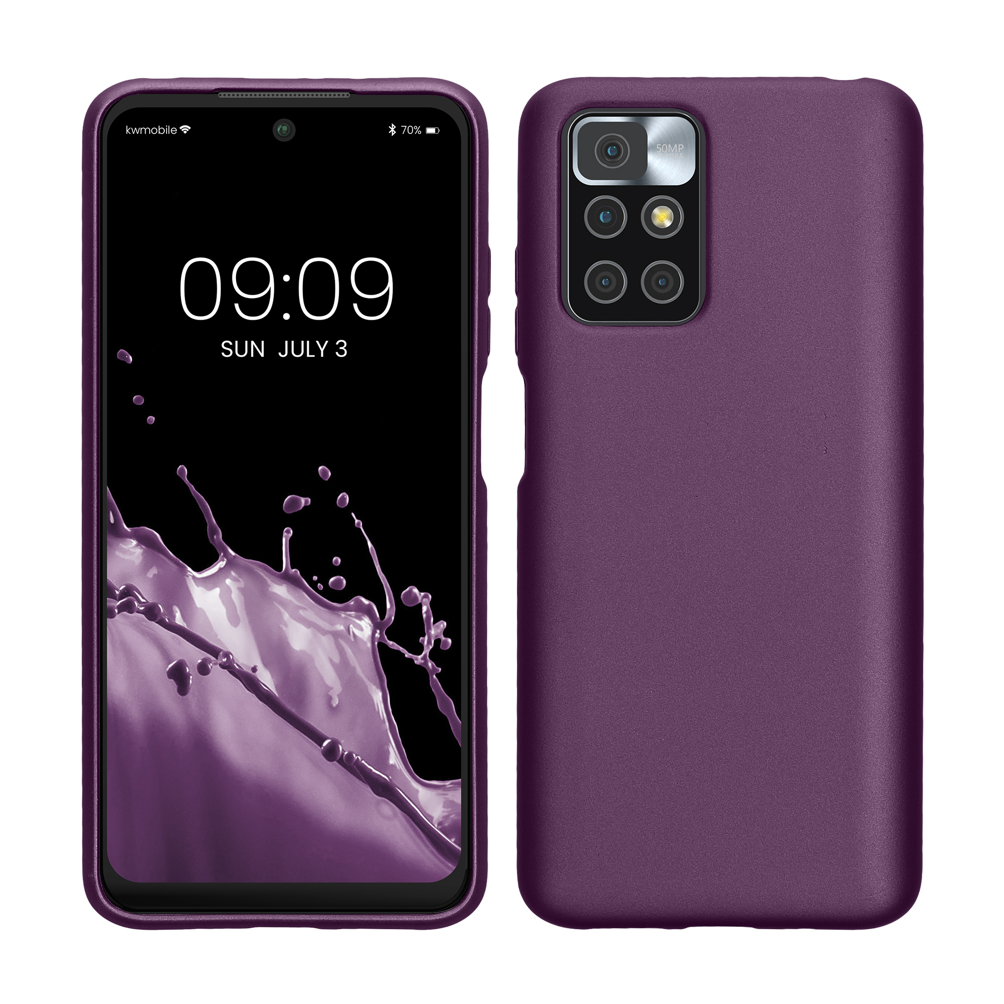 TPU Hülle für Xiaomi Redmi 10 (2021 / 2022) in Metallic Lavendel