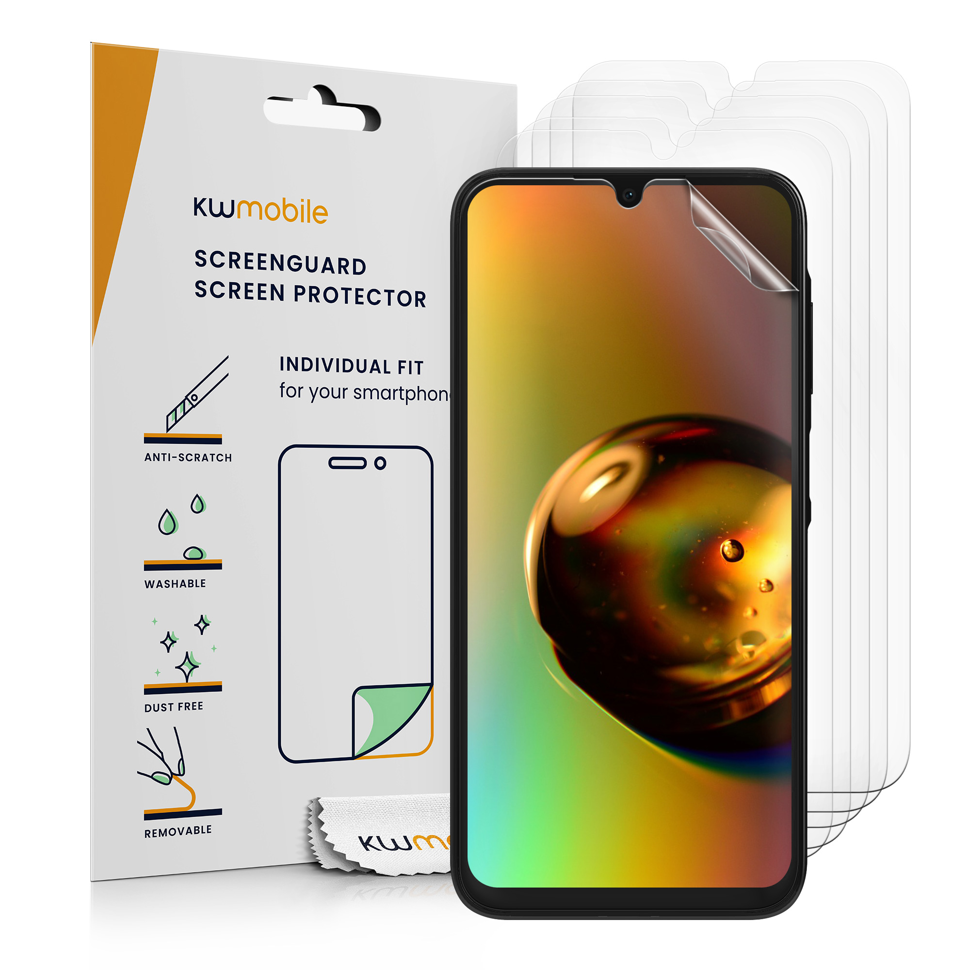 6x Folie kristallklar für Samsung Galaxy A25 6x Folie kristallklar für Samsung Galaxy A25