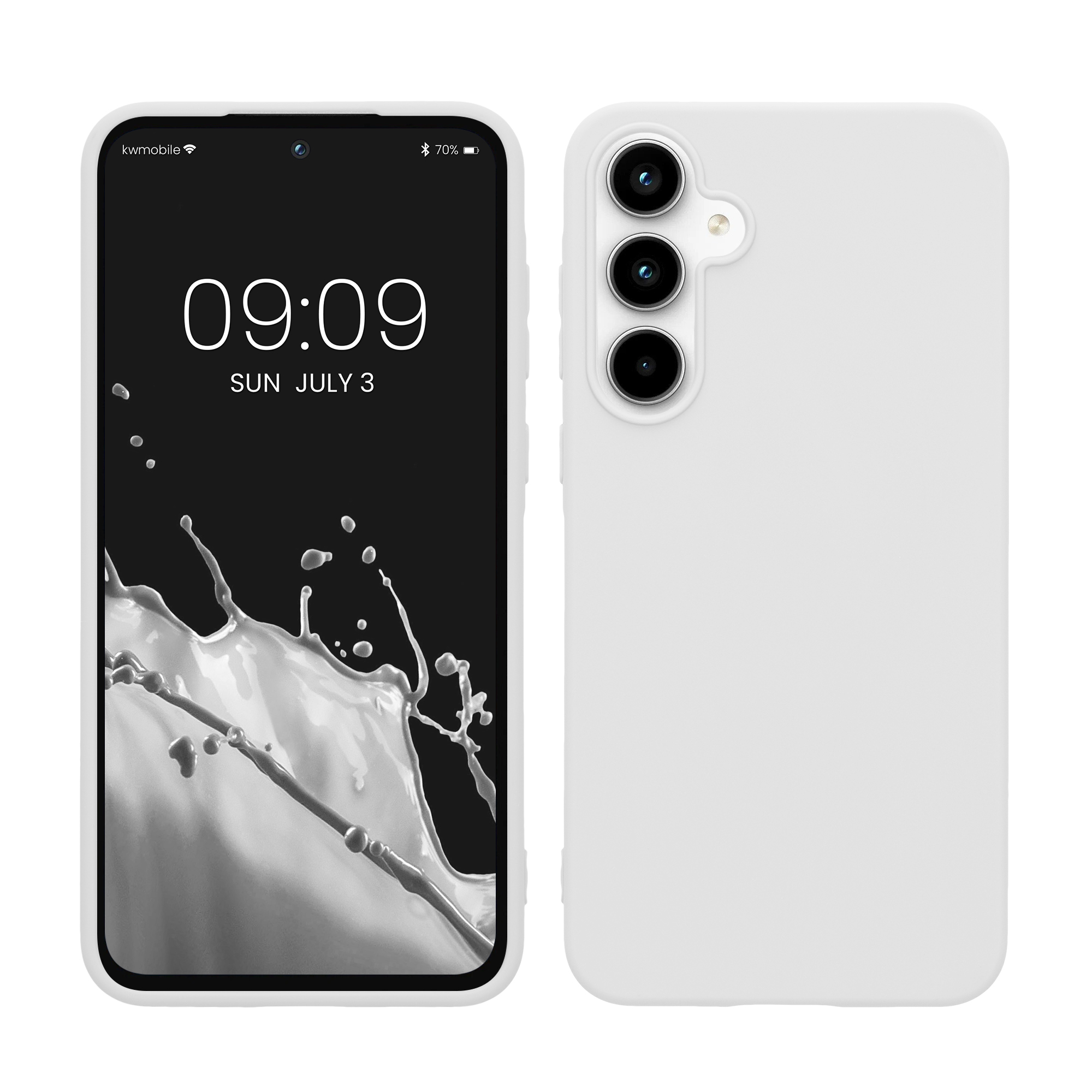 TPU Hülle für Samsung Galaxy A55 5G in Weiß matt