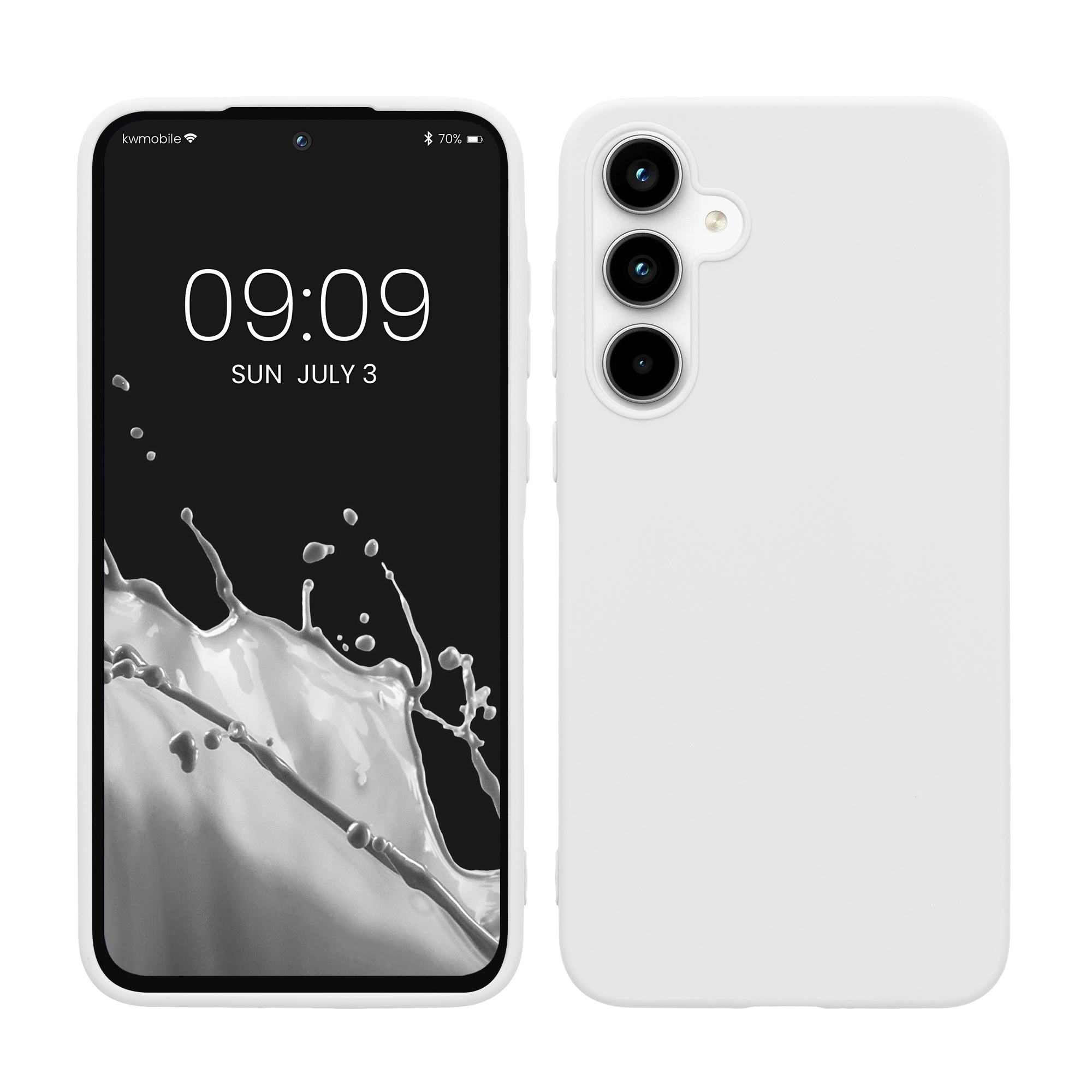 TPU Hülle für Samsung Galaxy A35 in Weiß matt