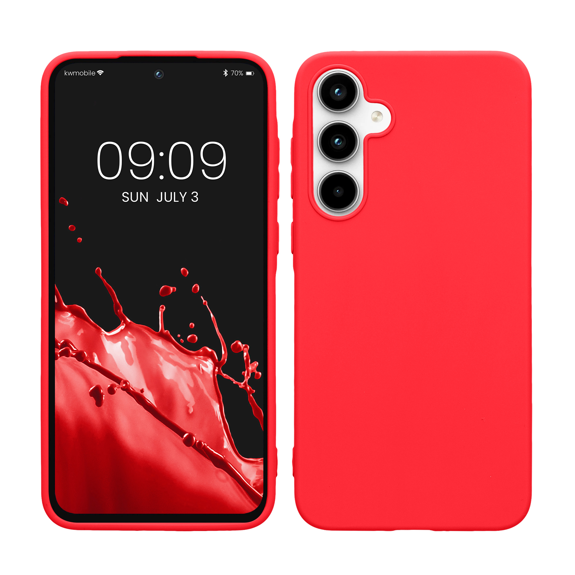 TPU Hülle für Samsung Galaxy A35 in Neon Pink