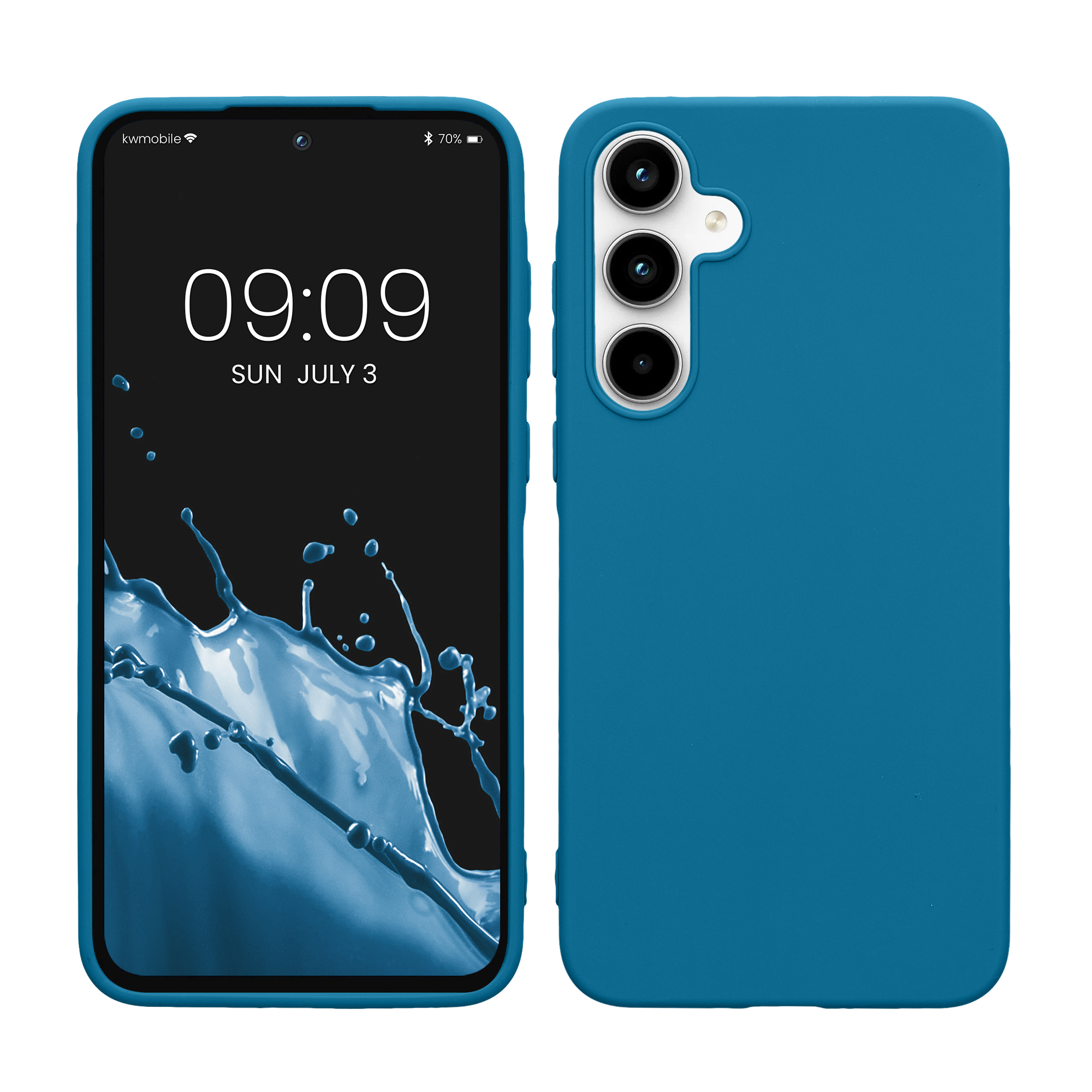 TPU Hülle für Samsung Galaxy A35 in Karibikblau