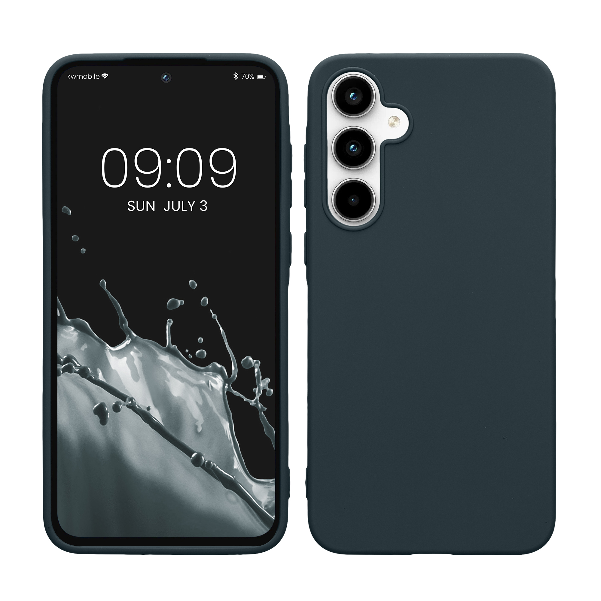 TPU Hülle für Samsung Galaxy A35 in Dunkler Schiefer