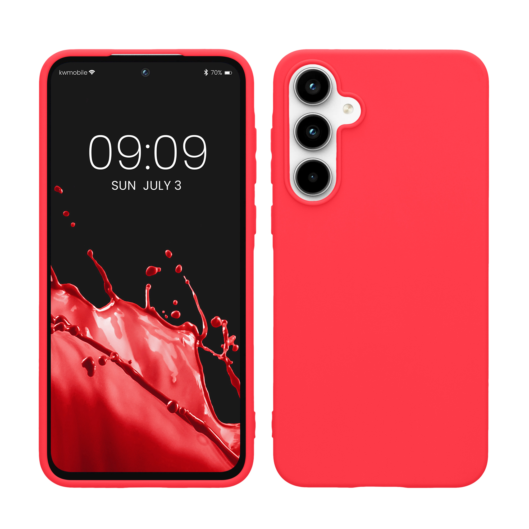 TPU Hülle für Samsung Galaxy A55 5G in Neon Pink