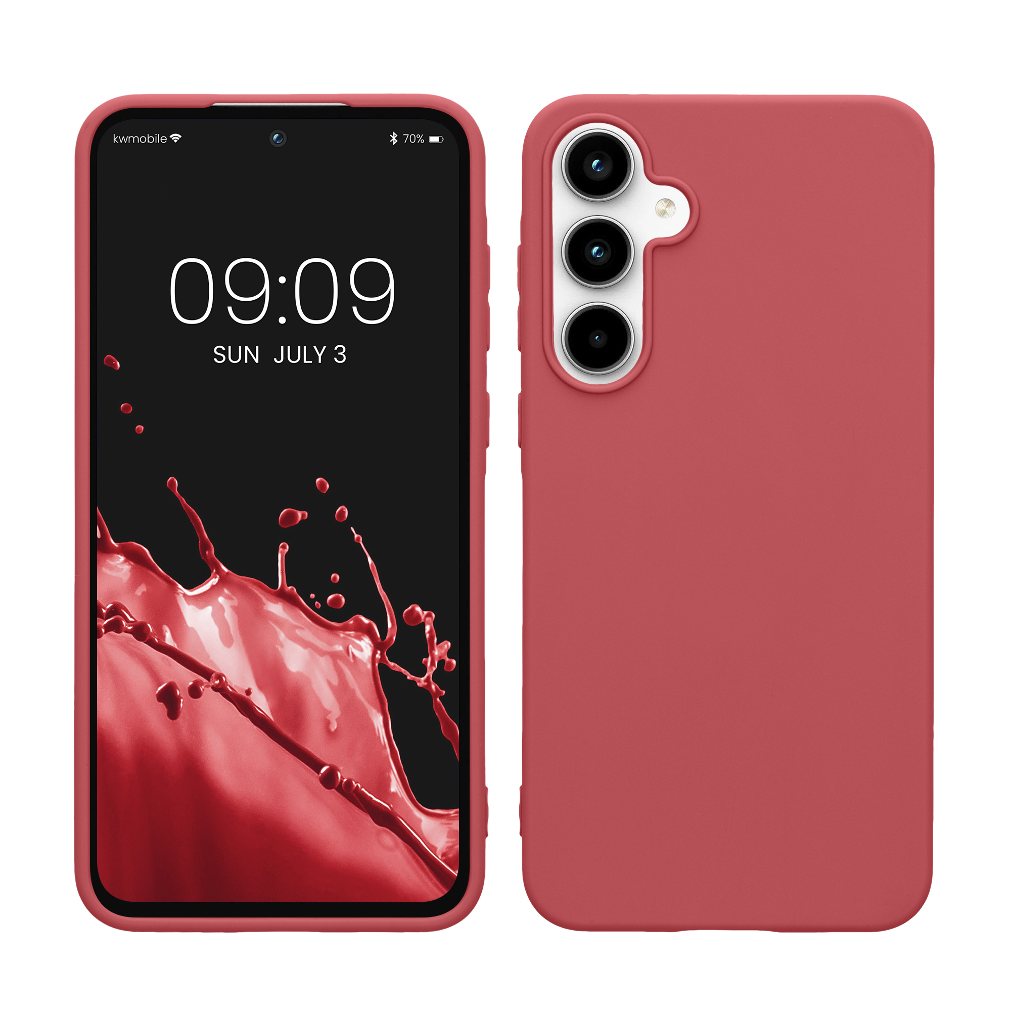 TPU Hülle für Samsung Galaxy A55 5G in Dark Rose