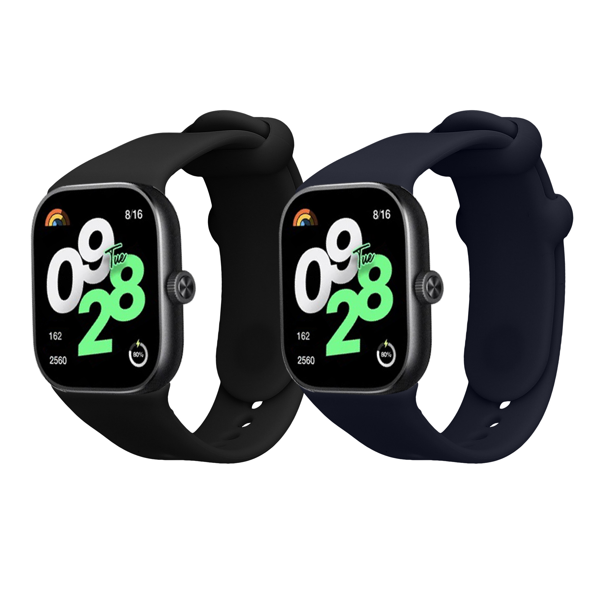 2x Armband kompatibel mit Xiaomi Redmi Watch 4 / Watch 5 / Watch 5 eSIM