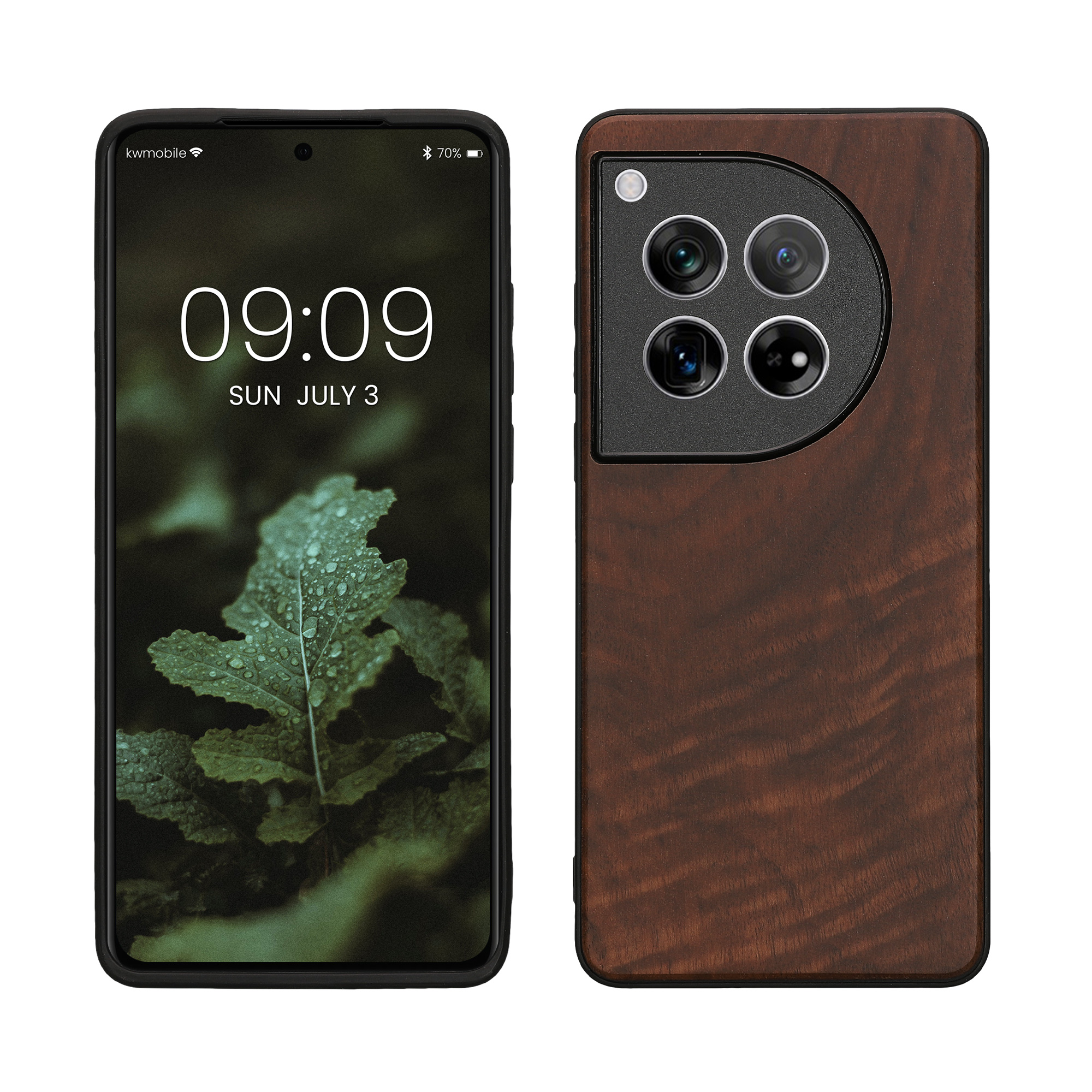 Holzhülle mit TPU Bumper für OnePlus 12
