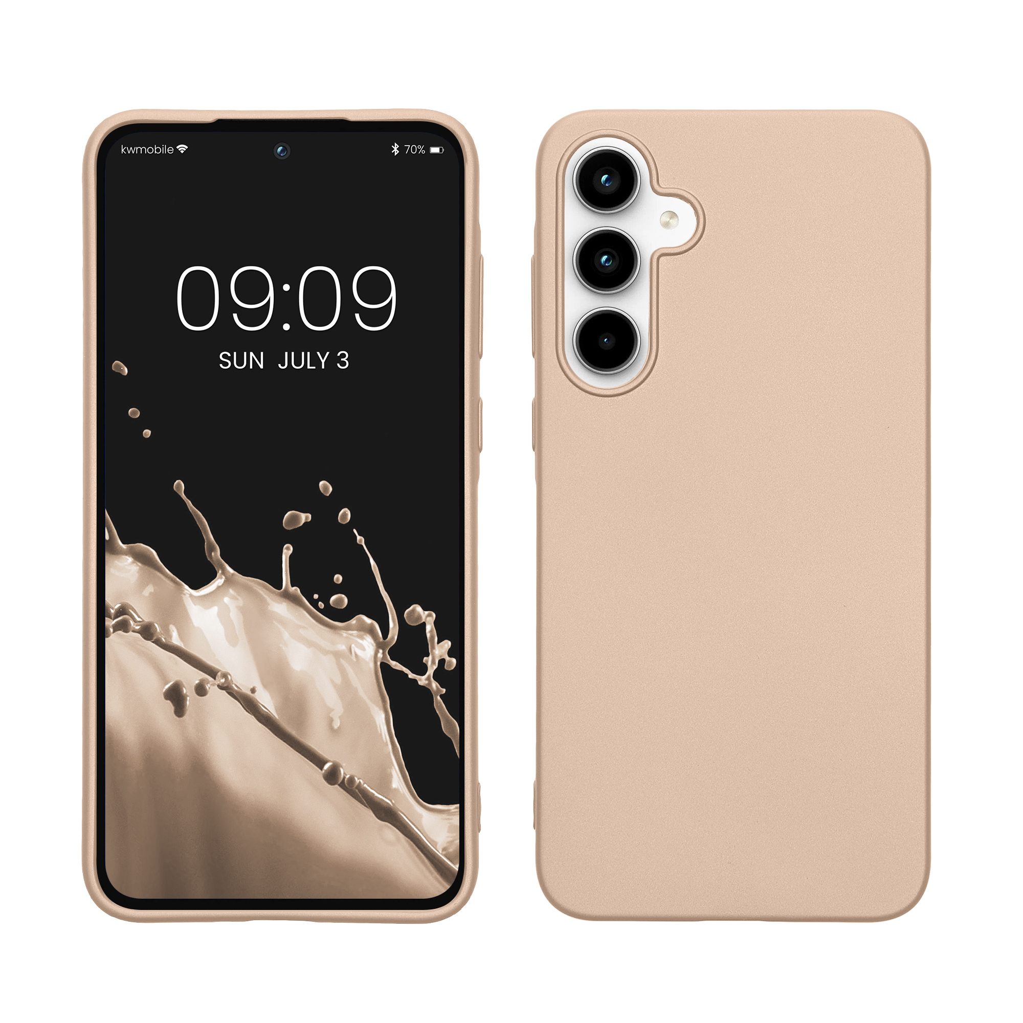 TPU Hülle für Samsung Galaxy A35 in Metallic Gold