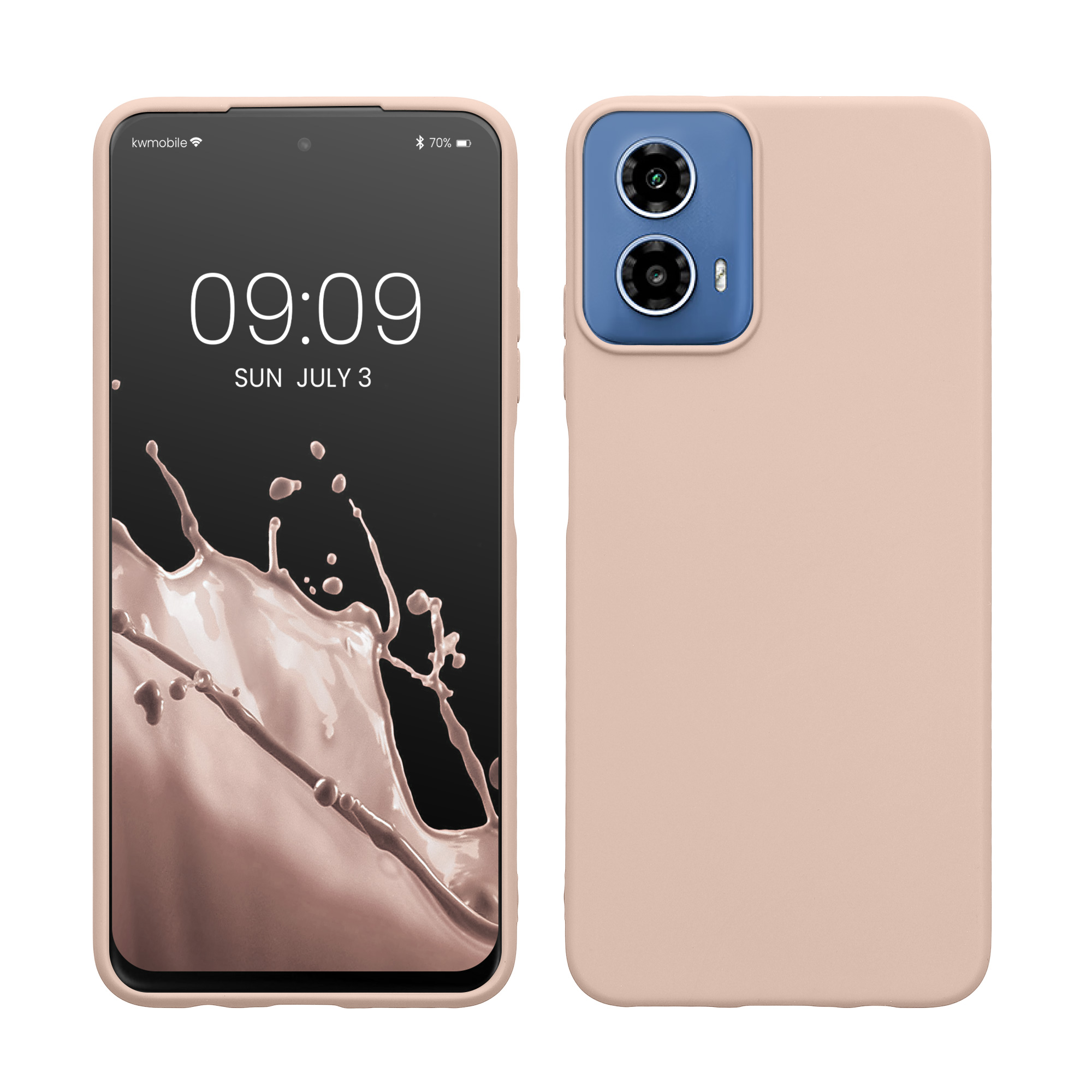 TPU Hülle für Motorola Moto G34 5G in Coconut Swirl