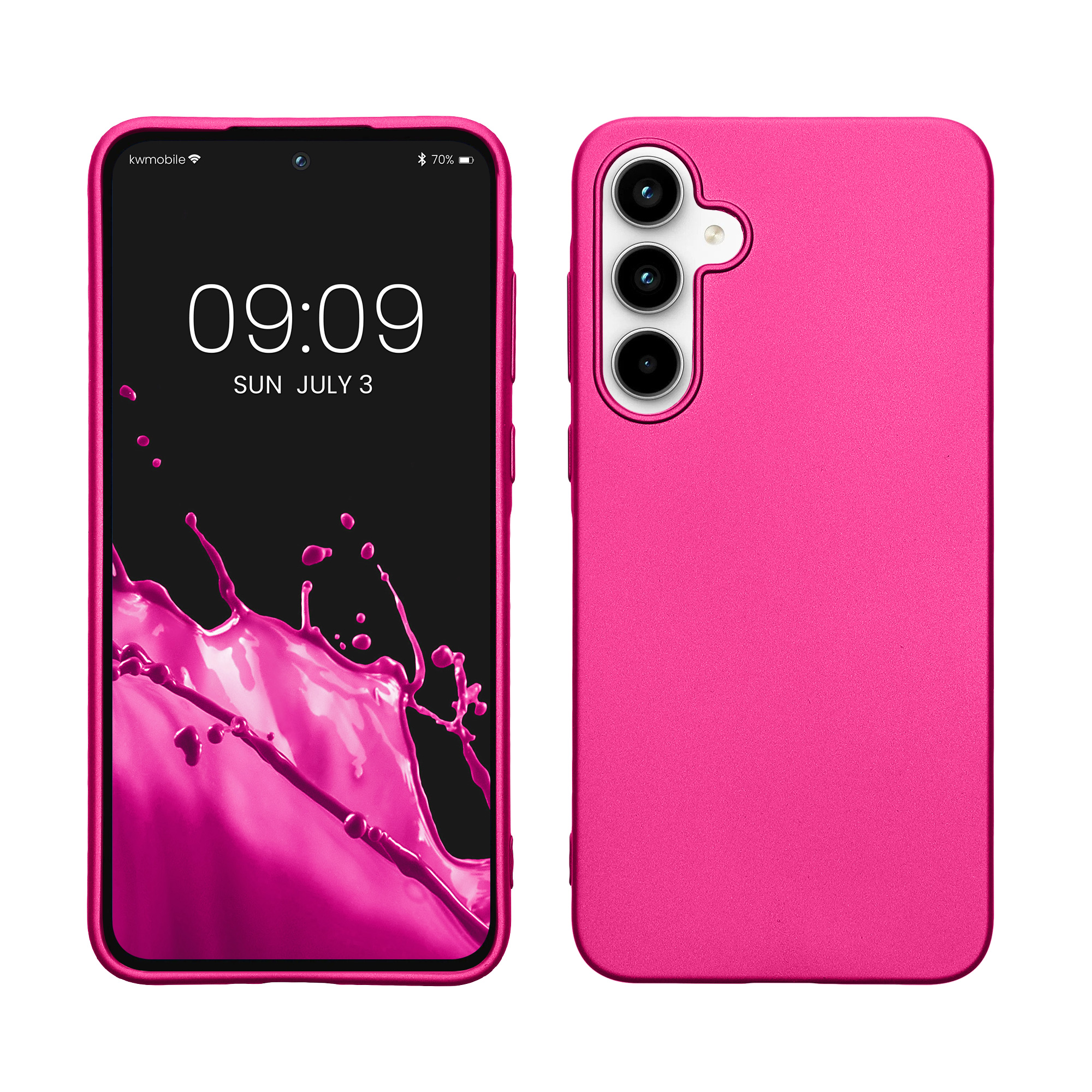 TPU Hülle für Samsung Galaxy A35 in Metallic Pink