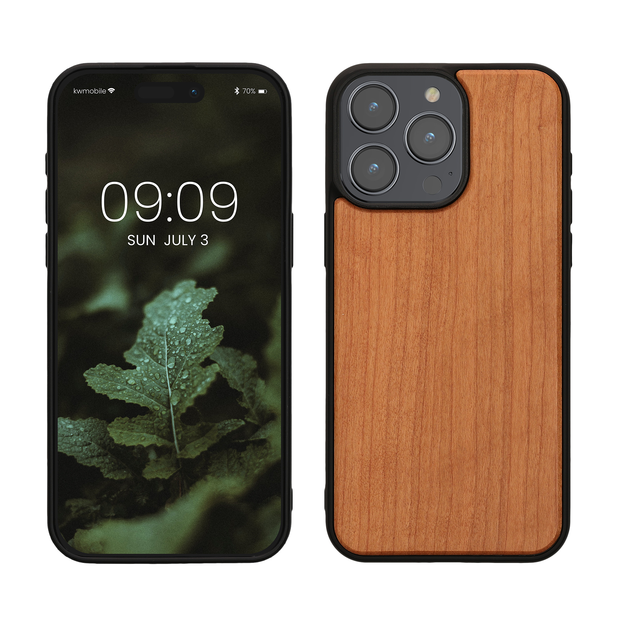 Holzhülle mit TPU Bumper für Apple iPhone 15 Pro Max