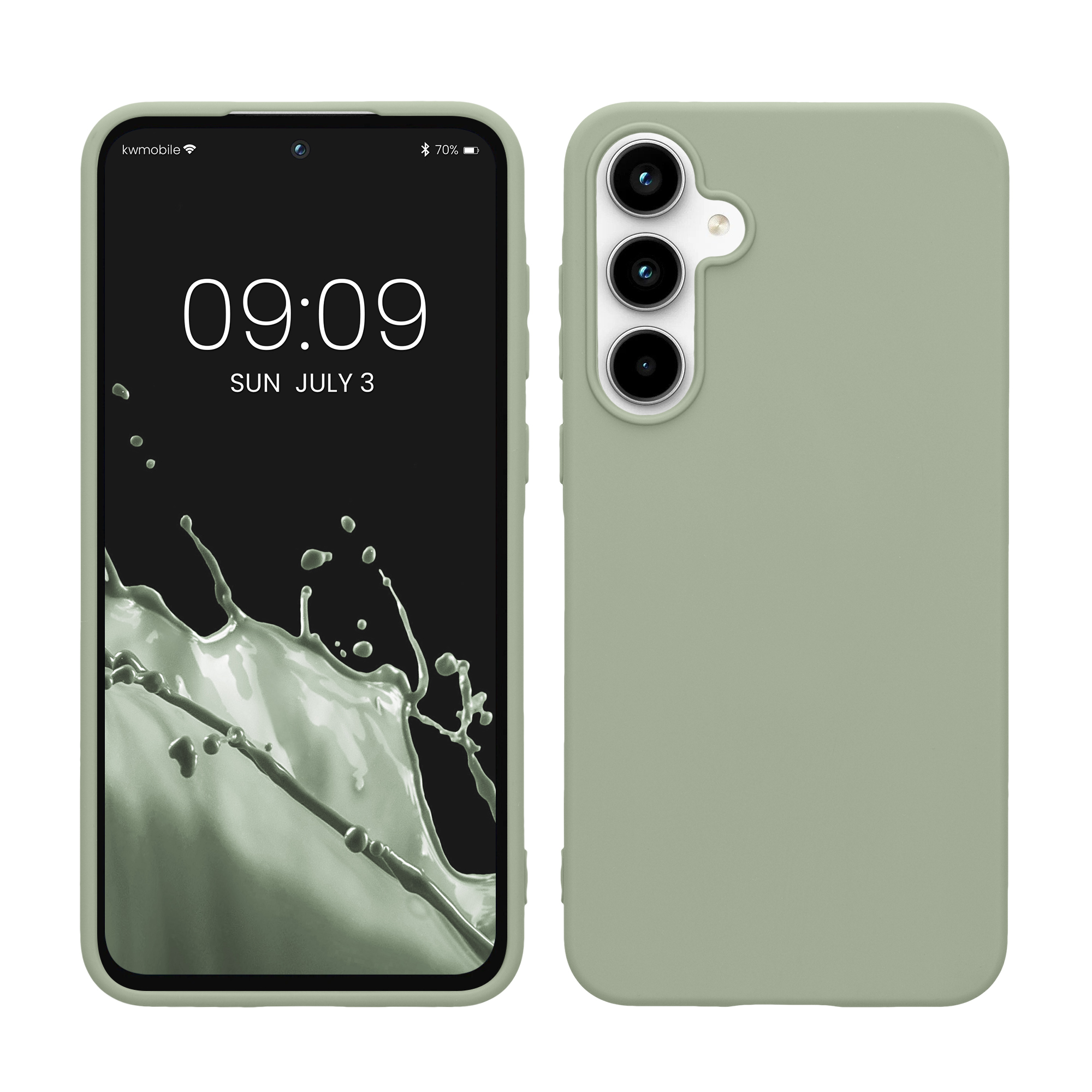 TPU Hülle für Samsung Galaxy A55 5G in Graugrün