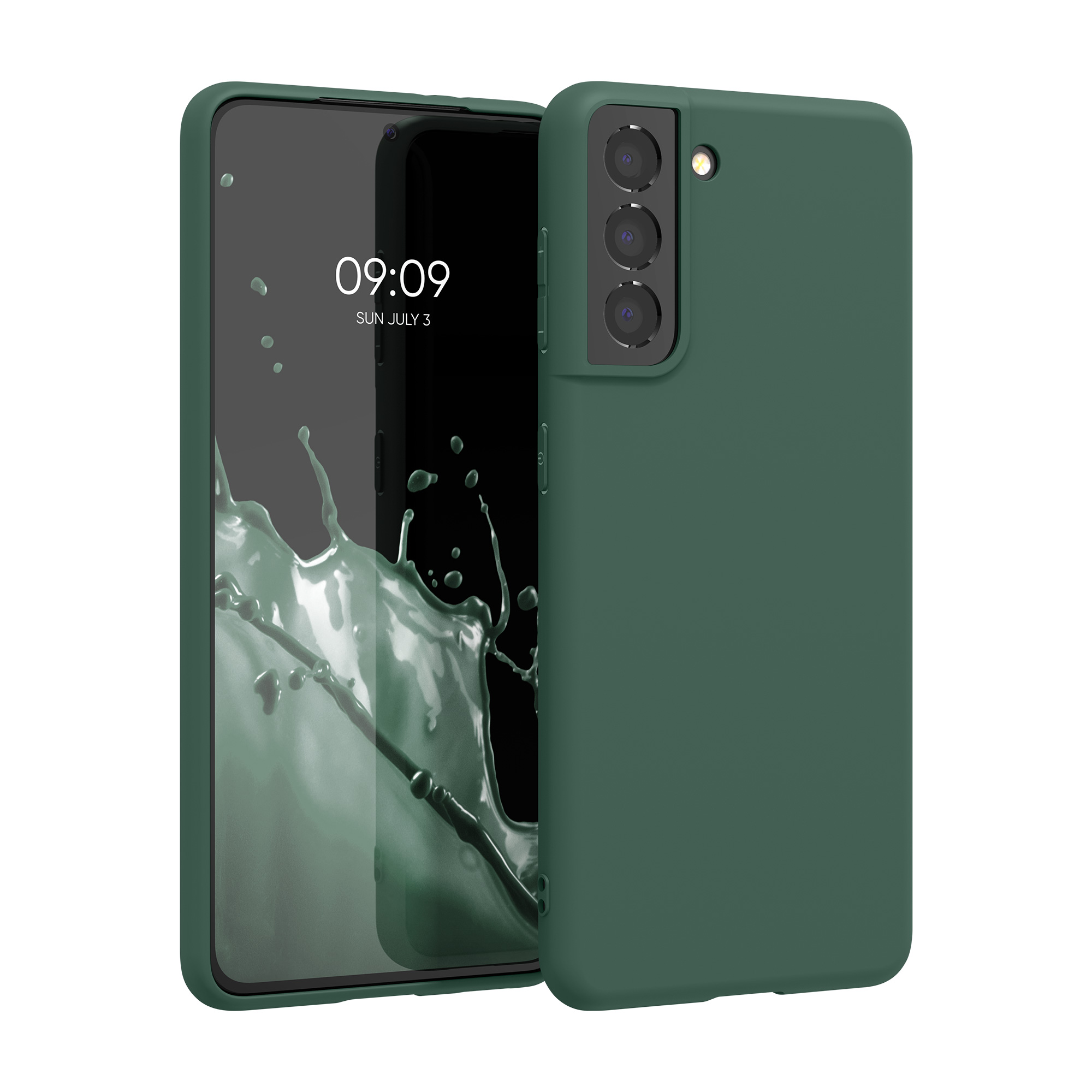 Cross selling TPU Hülle für Samsung Galaxy S21 in Tannengrün