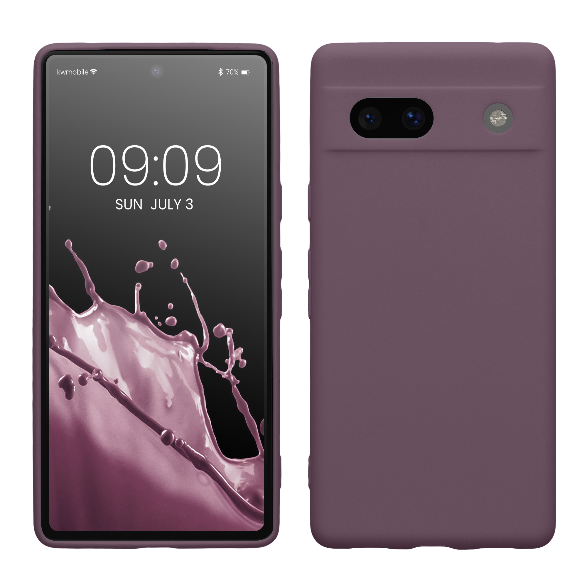 TPU Hülle mit Kameraschutz für Google Pixel 7a in Helle Iris