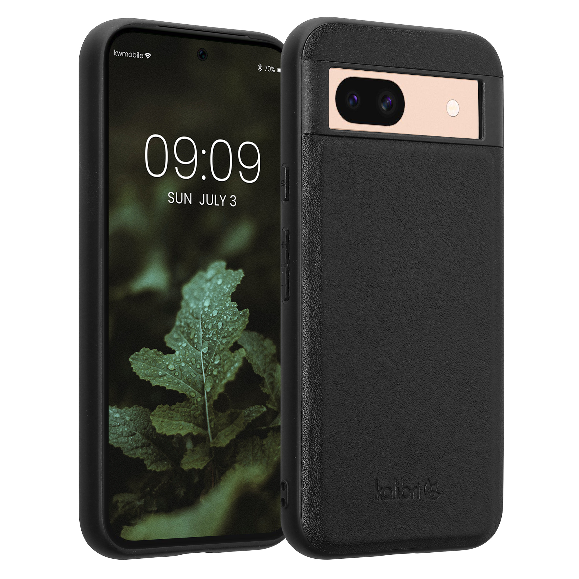 Leder Hülle kompatibel mit Google Pixel 8a