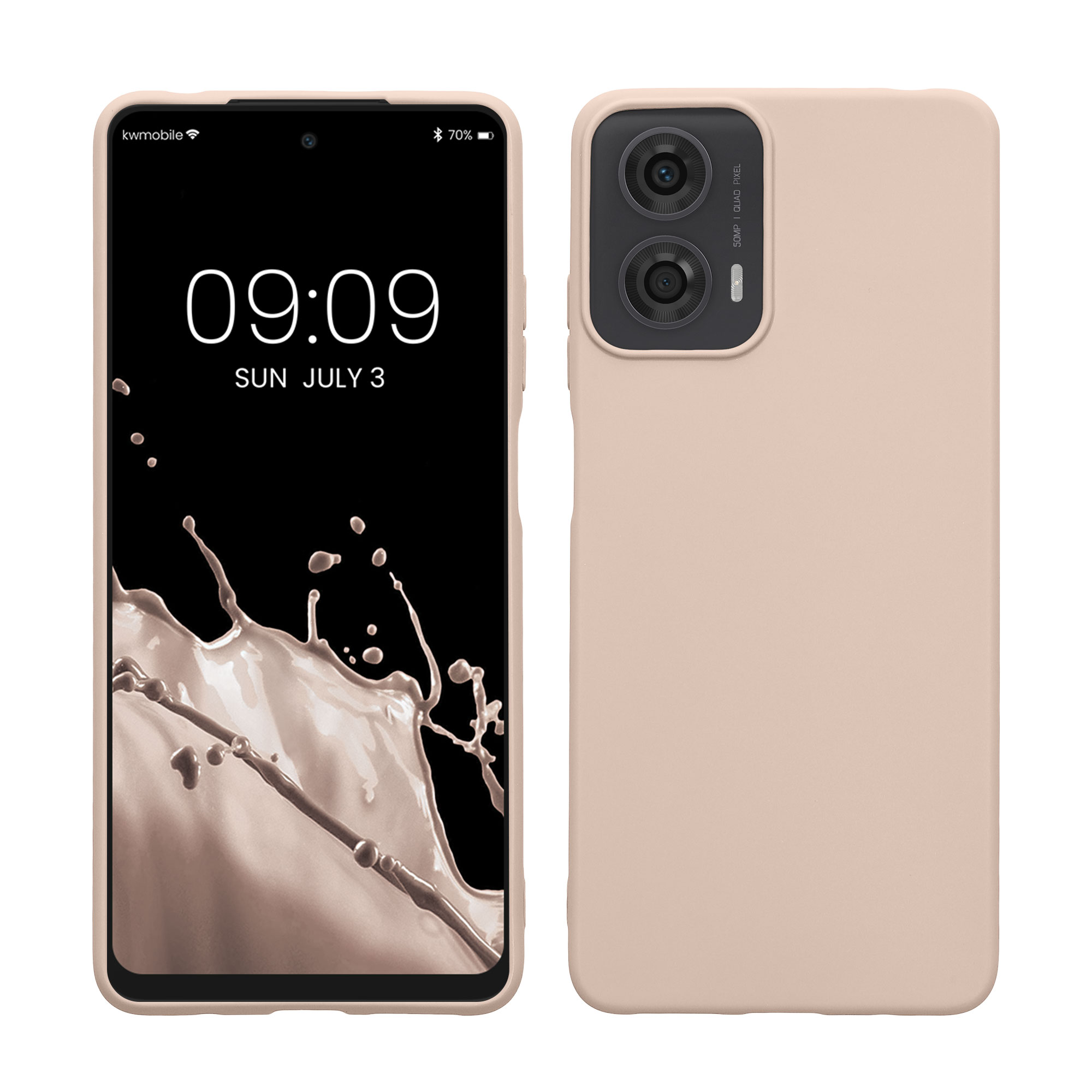 TPU Hülle für Motorola Moto G24 / E14 / G04 / G04s in Coconut Swirl TPU Hülle für Motorola Moto G24 / E14 / G04 / G04s in Coconut Swirl