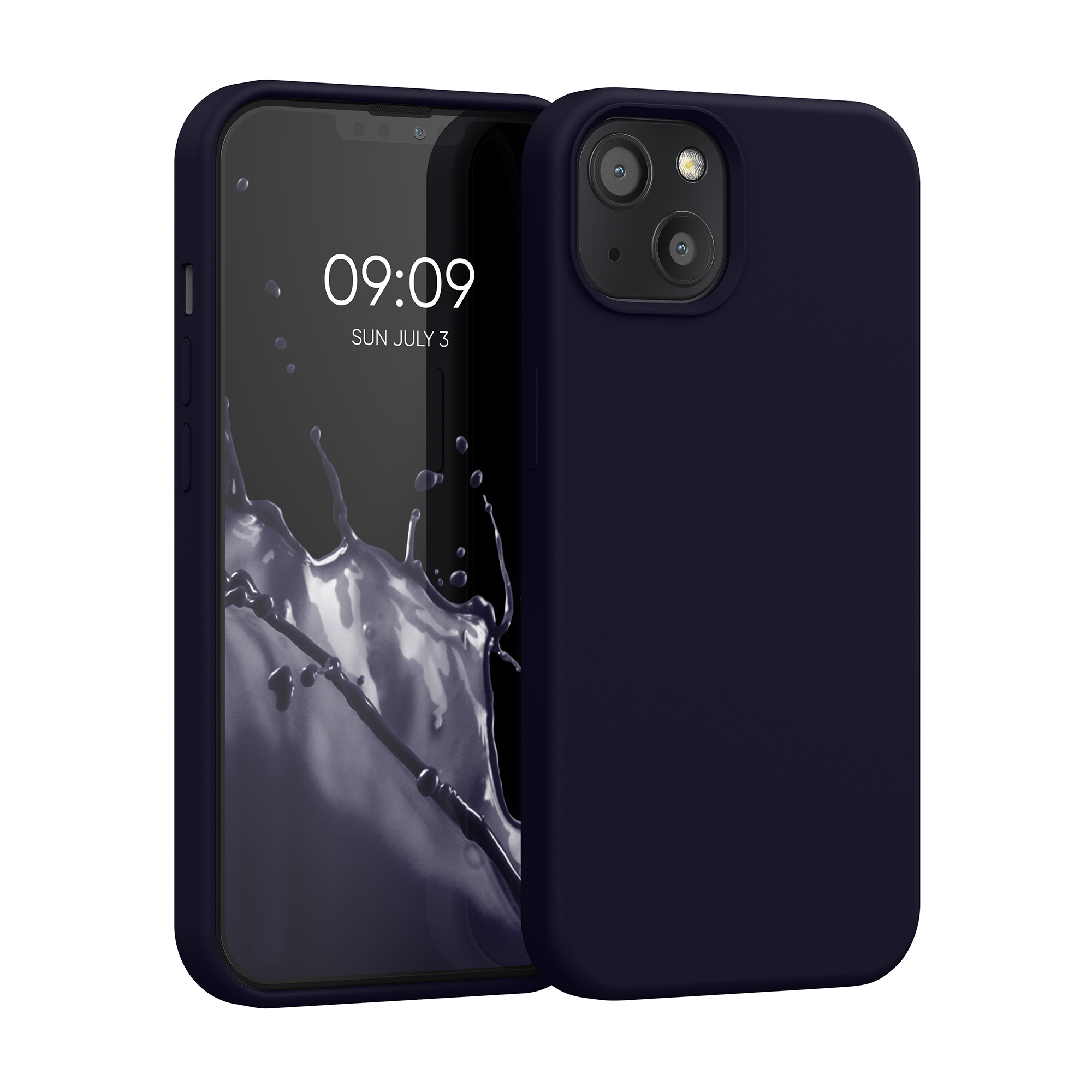 Cross selling Gummierte Silikon Hülle für Apple iPhone 13 in Deep Ocean
