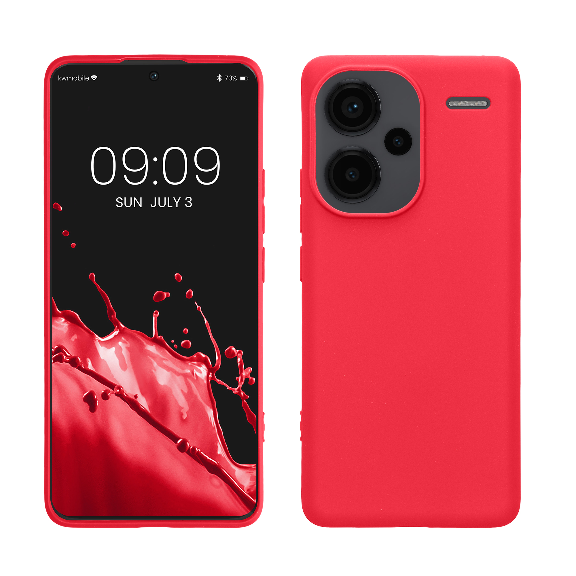 TPU Hülle für Xiaomi Redmi Note 13 Pro+ 5G / Redmi Note 13 Pro Plus 5G in Neon Pink