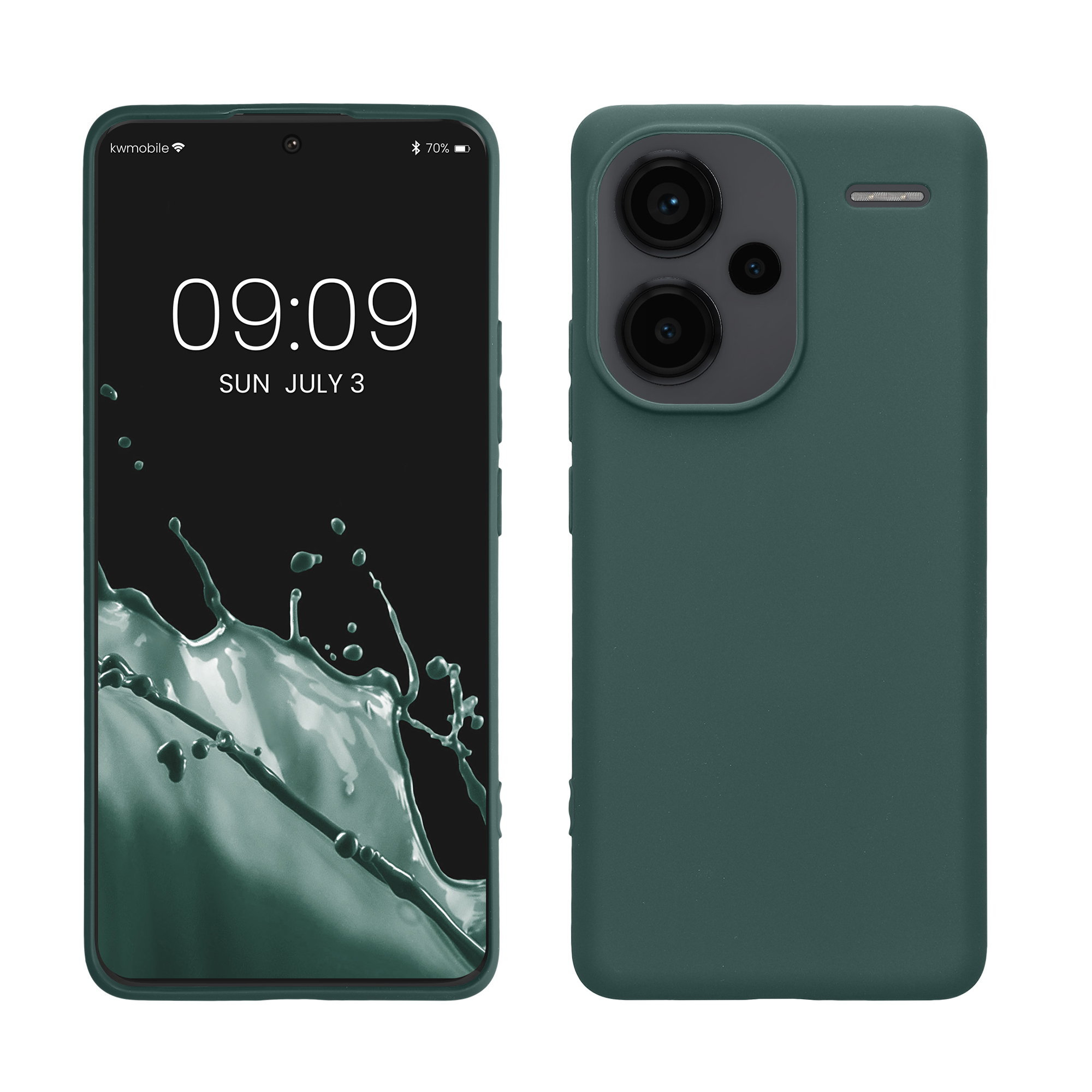 TPU Hülle für Xiaomi Redmi Note 13 Pro+ 5G / Redmi Note 13 Pro Plus 5G in Blaugrün