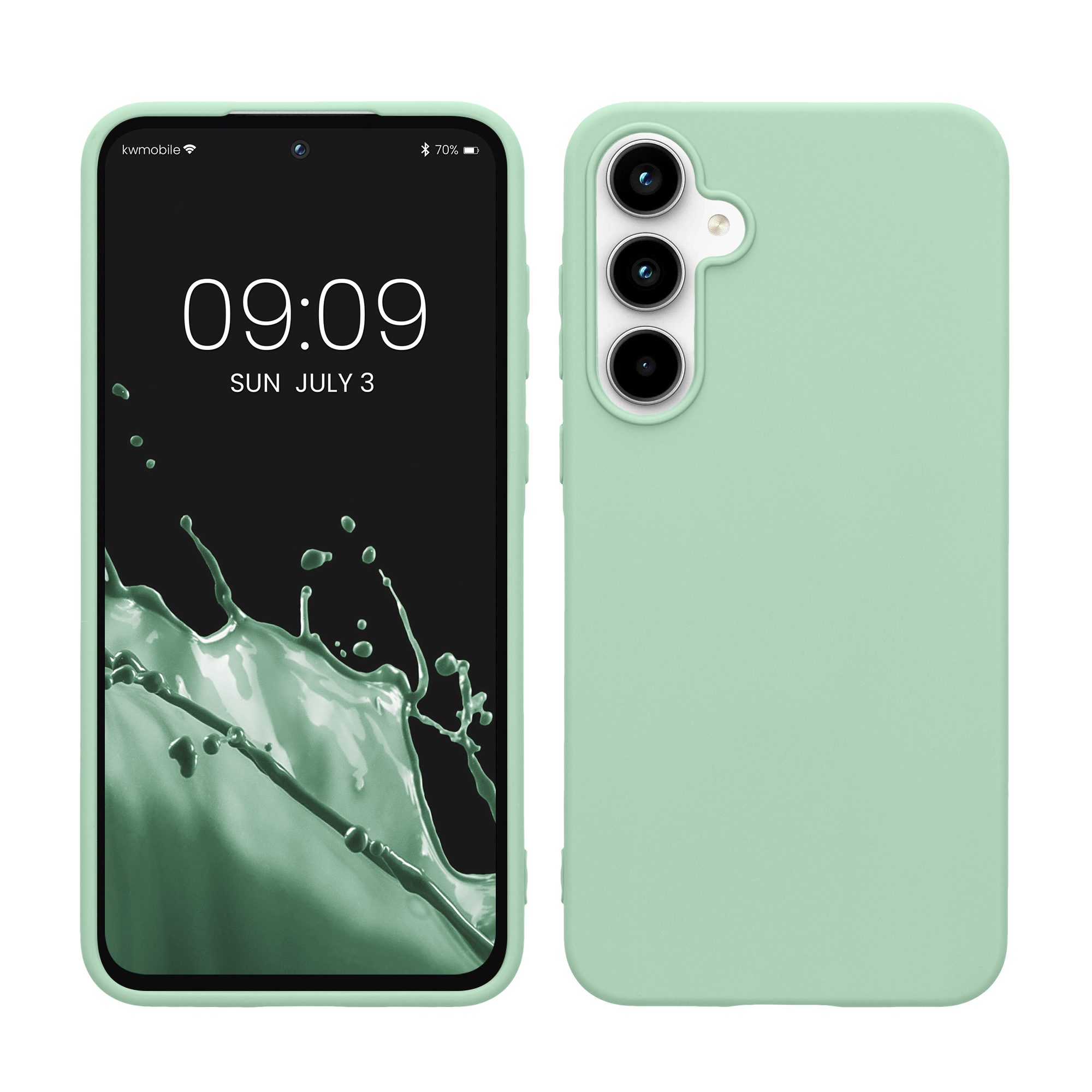 TPU Hülle für Samsung Galaxy A55 5G in Mintgrün matt