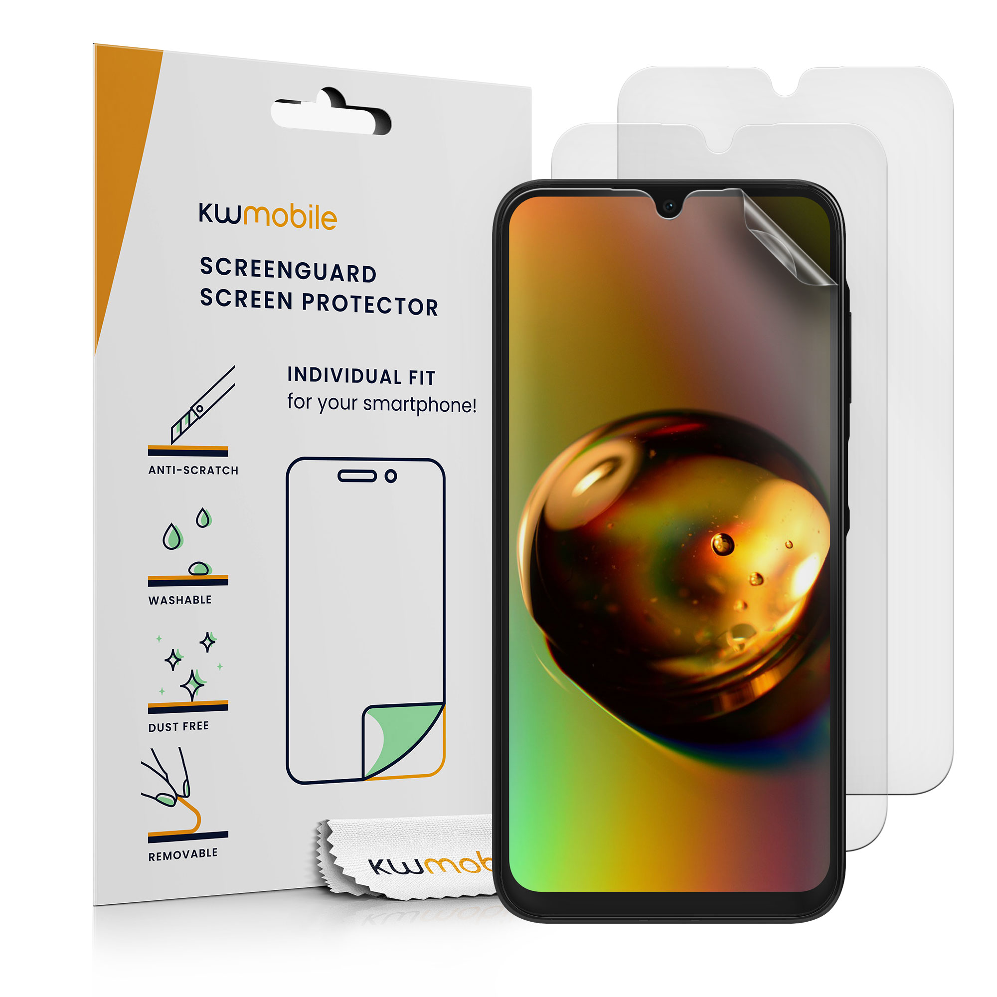 3x Displayschutzfolie matt kompatibel mit Samsung Galaxy A25 3x Displayschutzfolie matt kompatibel mit Samsung Galaxy A25
