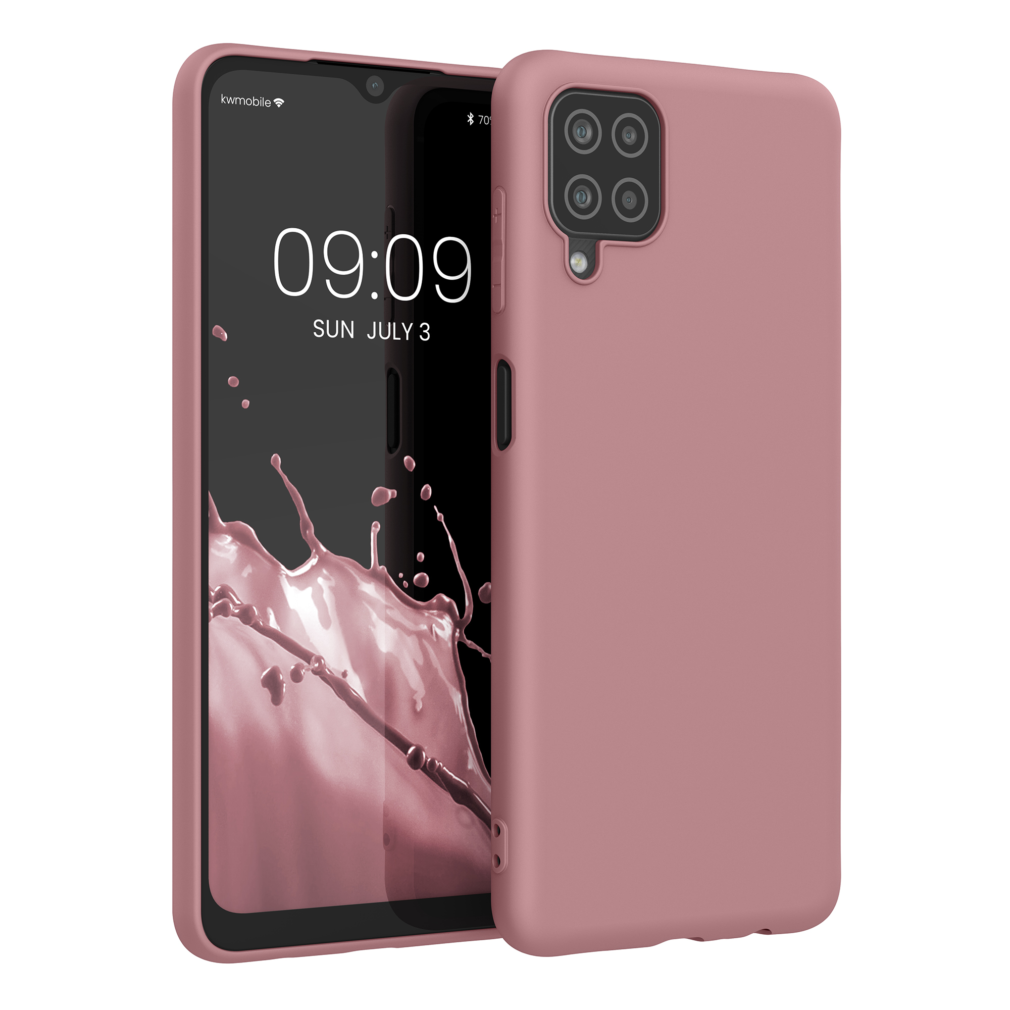 TPU Hülle für Samsung Galaxy A12 in Altrosa matt