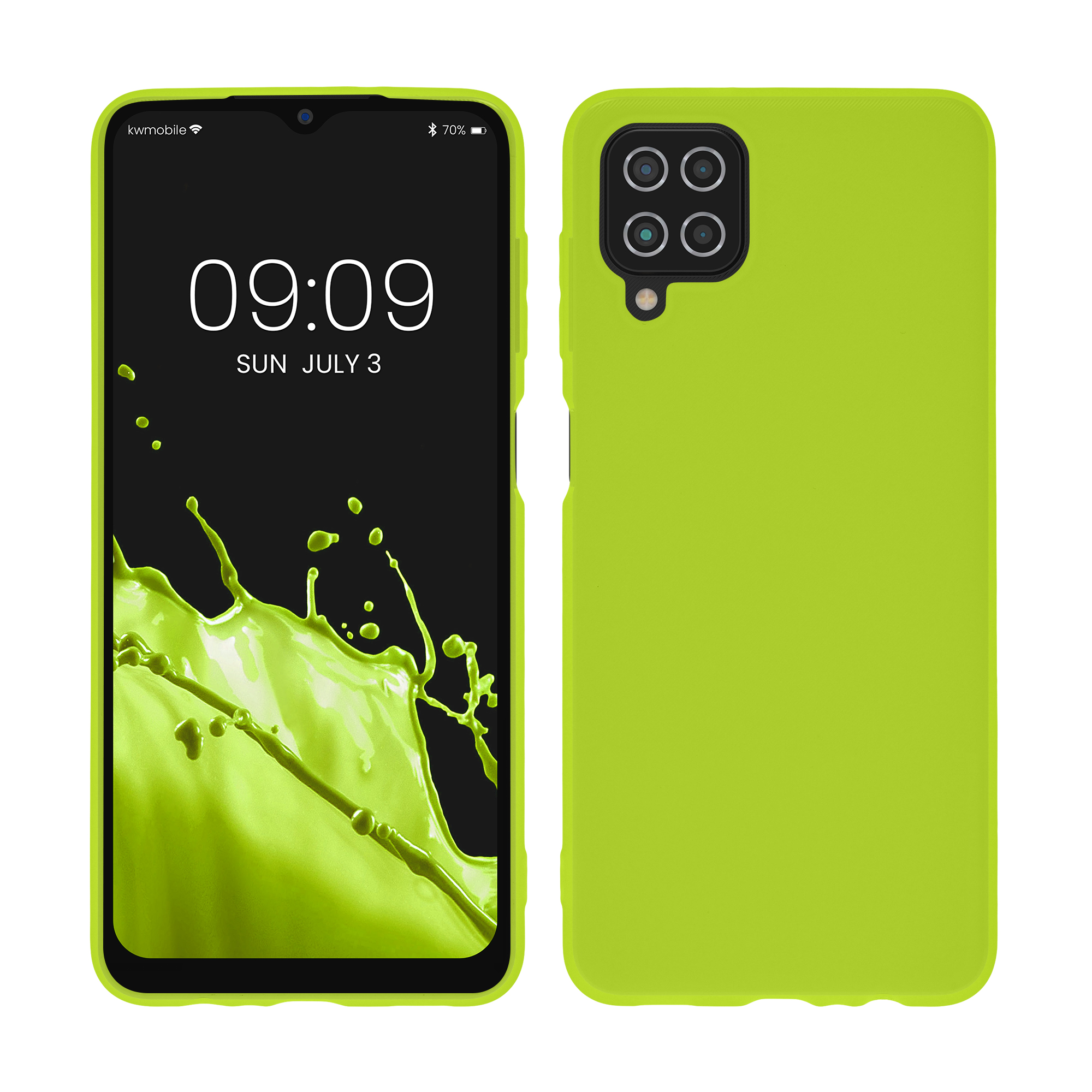 TPU Hülle für Samsung Galaxy A12 in Neon Gelb TPU Hülle für Samsung Galaxy A12 in Neon Gelb