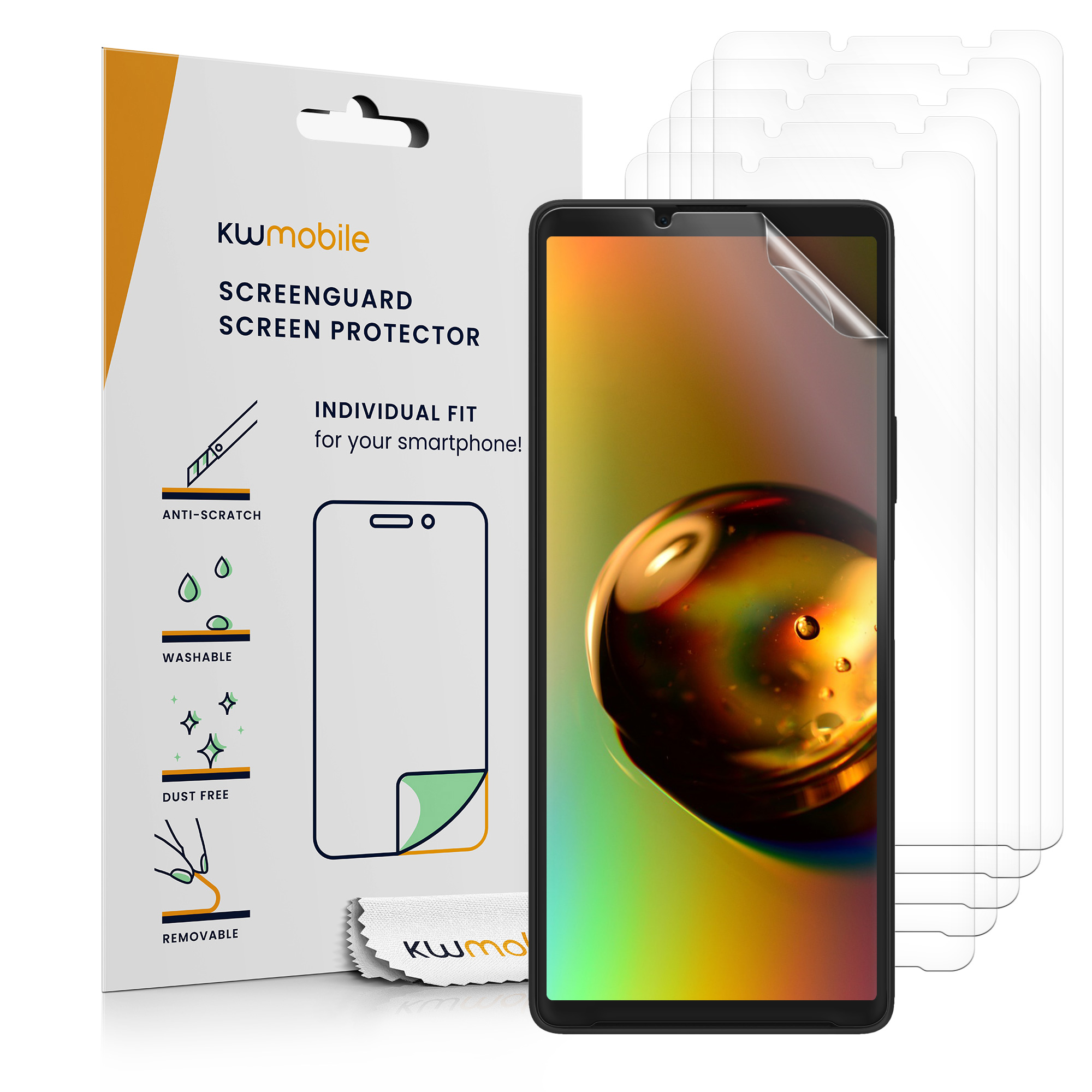 6x Folie kristallklar für Sony Xperia 10 VI