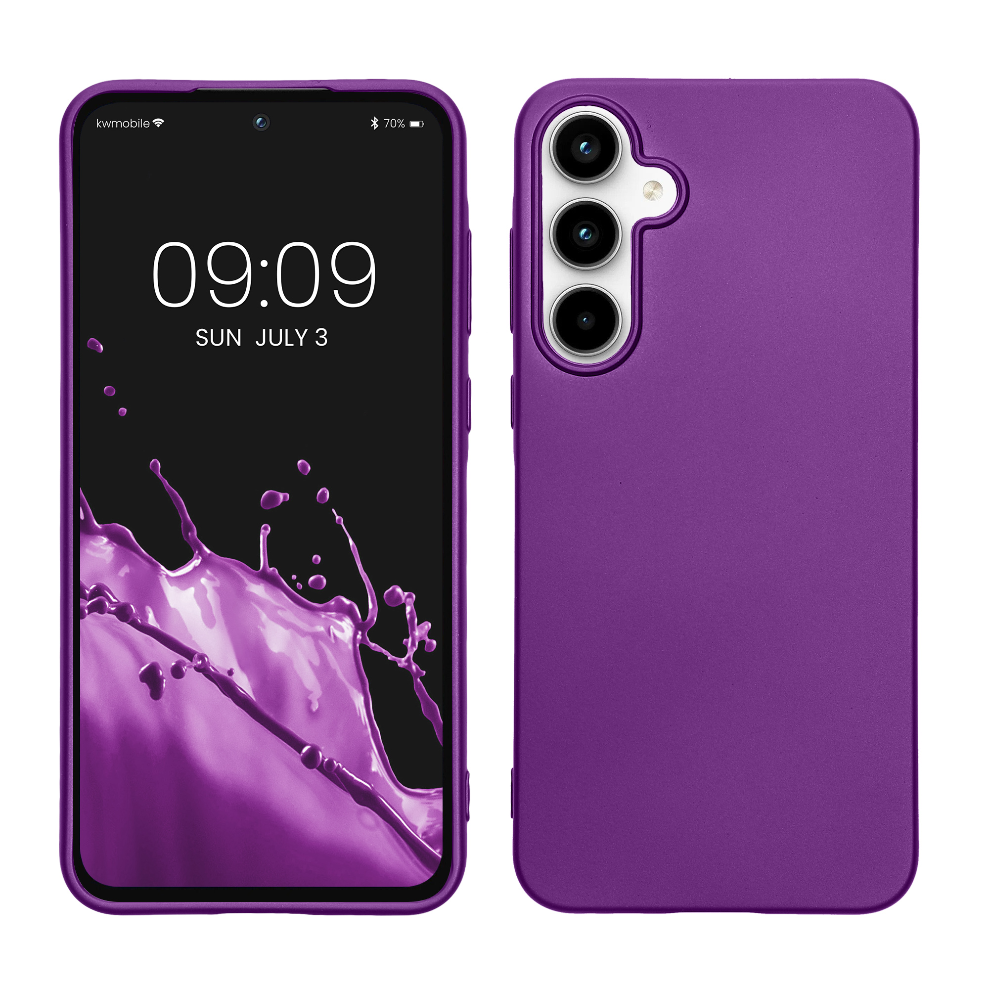 TPU Hülle für Samsung Galaxy A55 5G in Metallic Violett