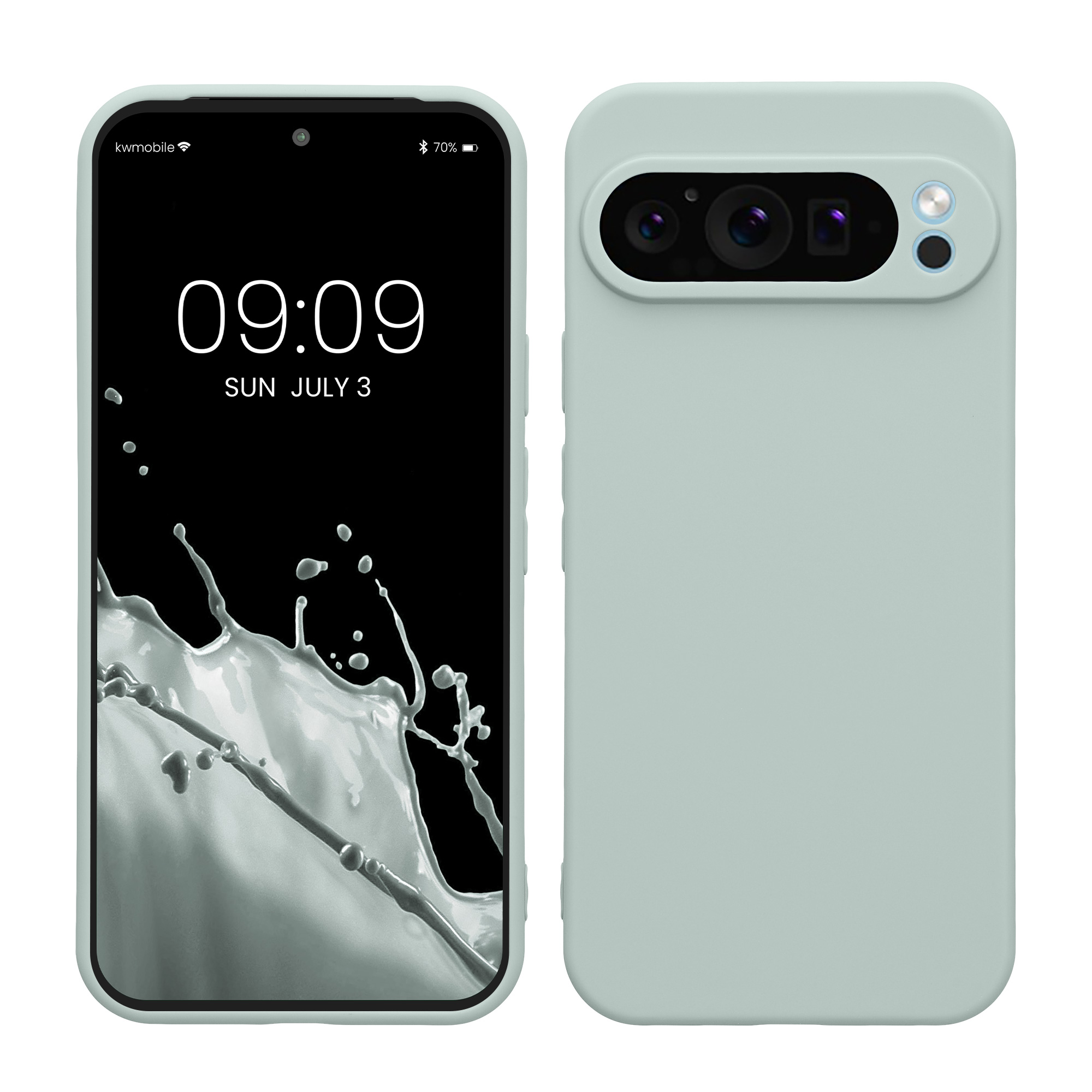 TPU Hülle mit Kameraschutz für Google Pixel 9 Pro XL in Cool Mint