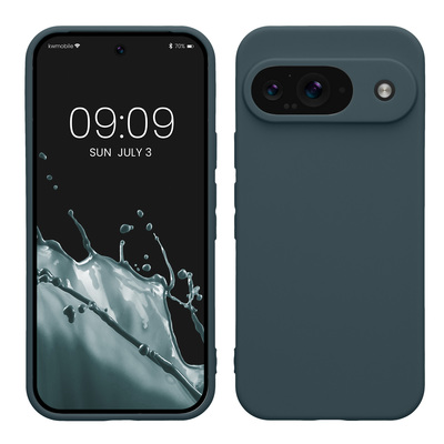 TPU Hülle mit Kameraschutz für Google Pixel 9 in Dunkler Schiefer