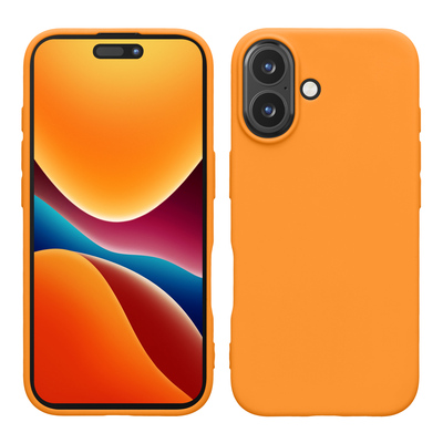 TPU Hülle für Apple iPhone 16 in Fruity Orange