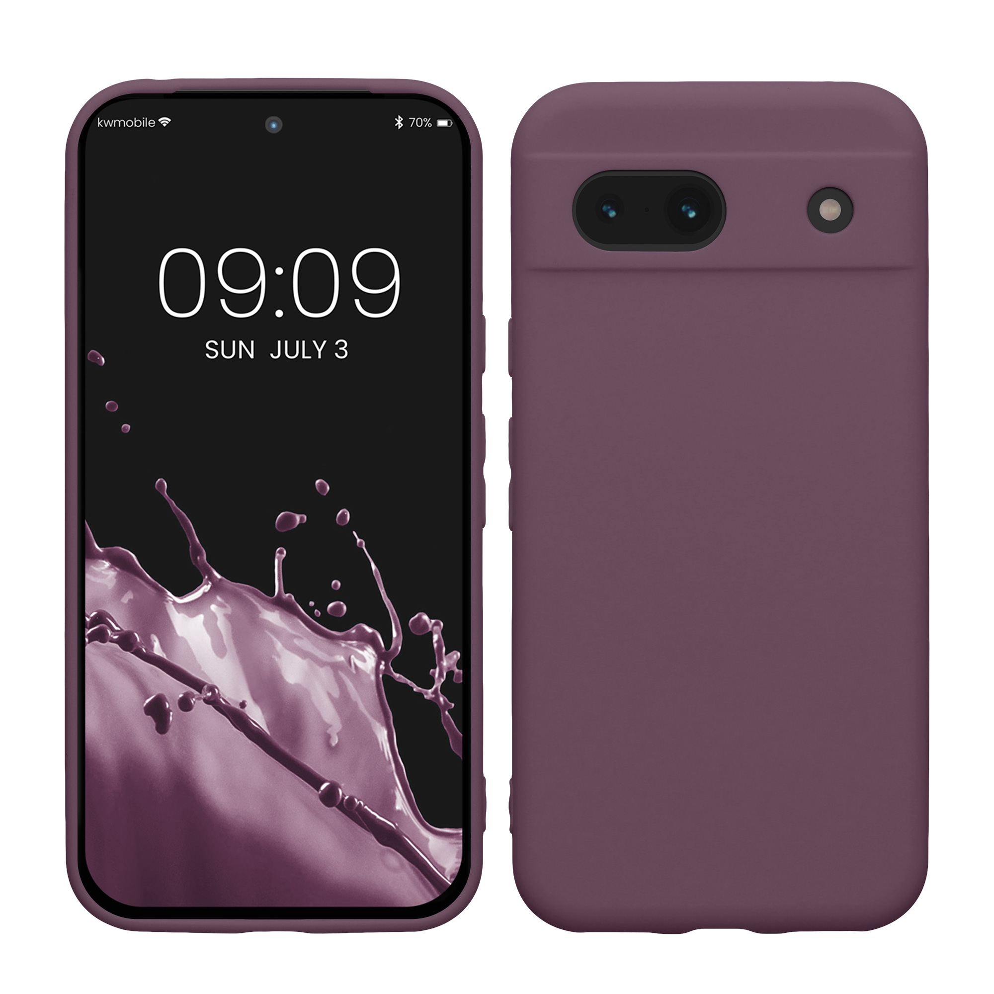 TPU Hülle mit Kameraschutz für Google Pixel 8a in Helle Iris