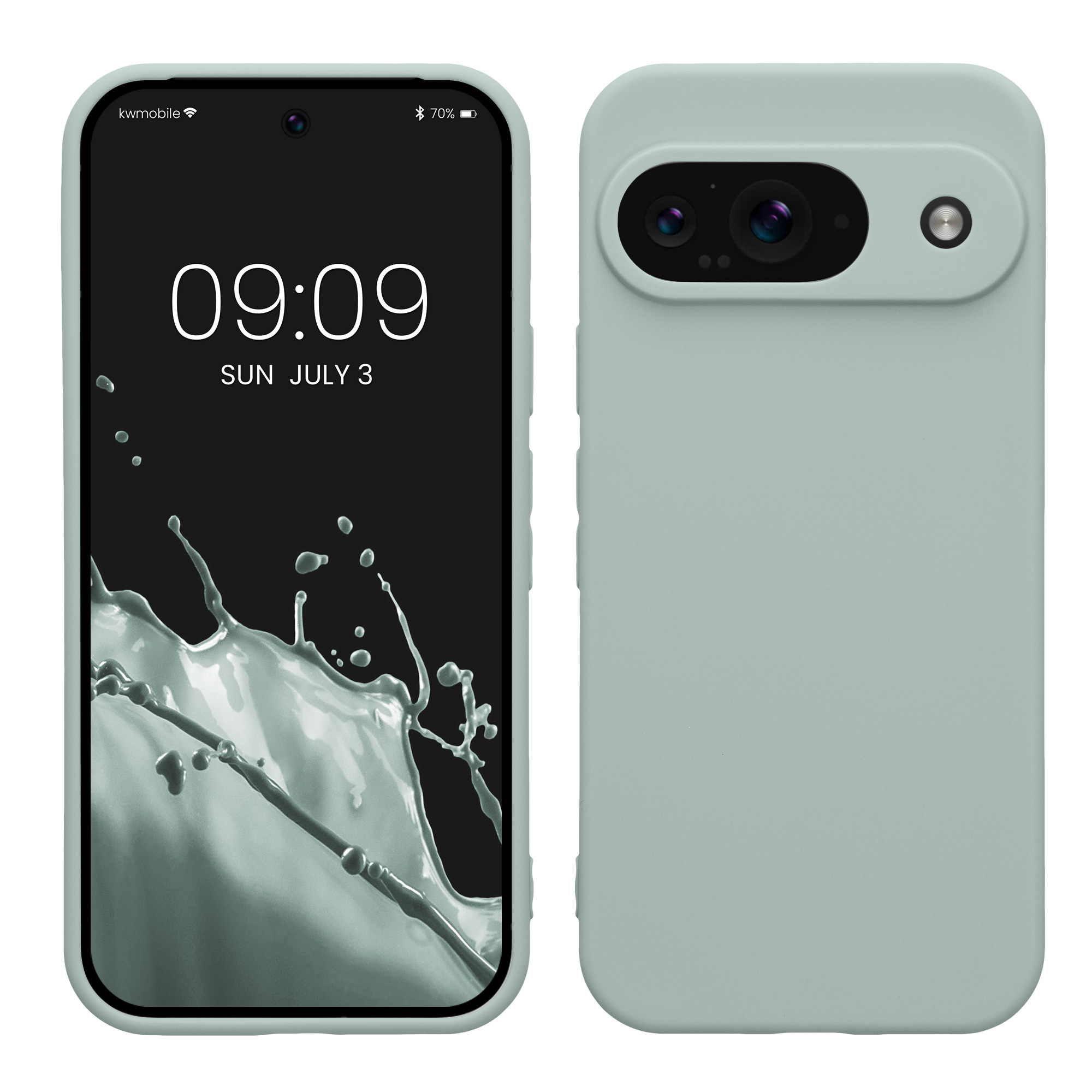 TPU Hülle mit Kameraschutz für Google Pixel 9 in Cool Mint