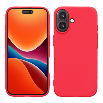 TPU Hülle für Apple iPhone 16 in Neon Pink