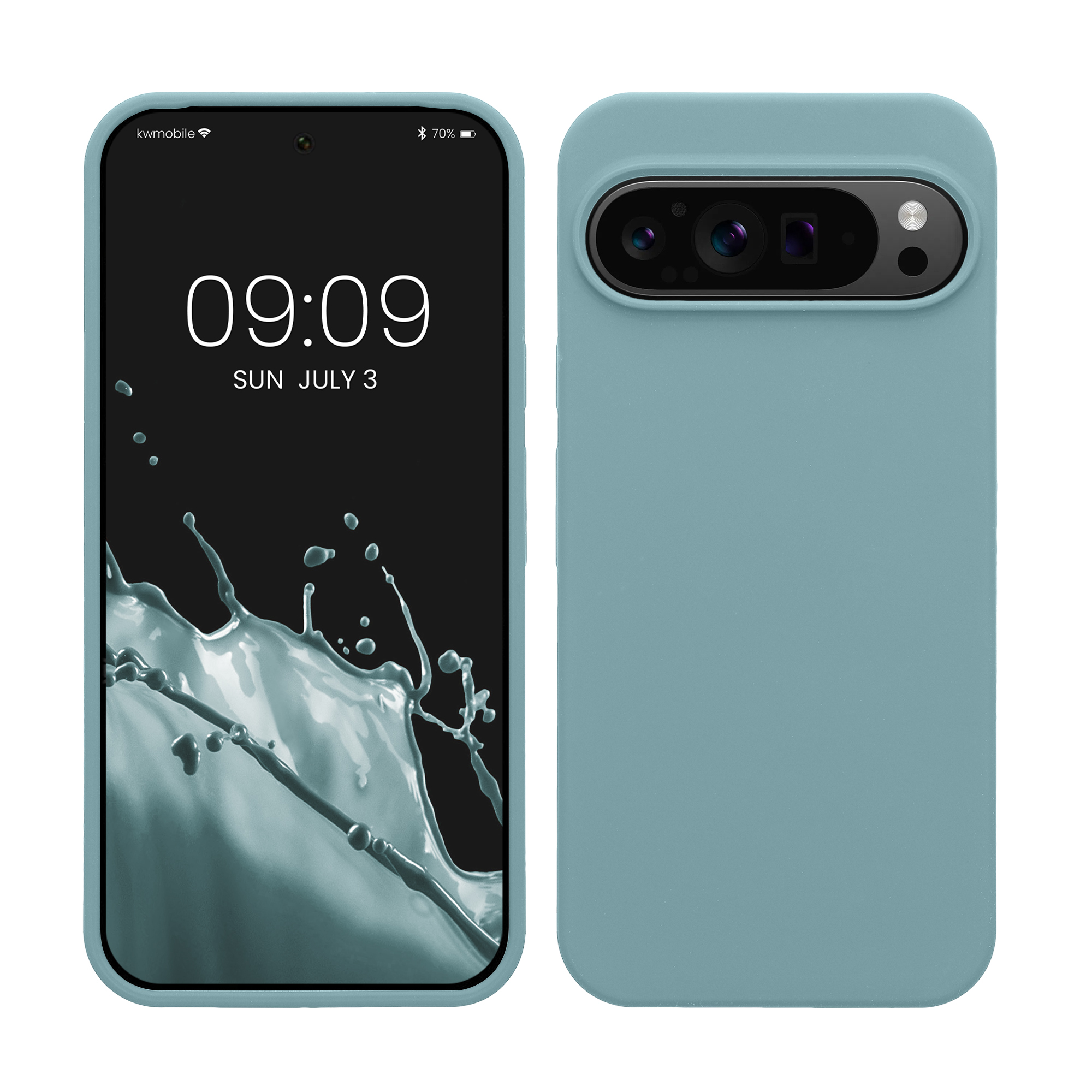 Gummierte Silikon Hülle für Google Pixel 9 Pro XL in Antique Stone