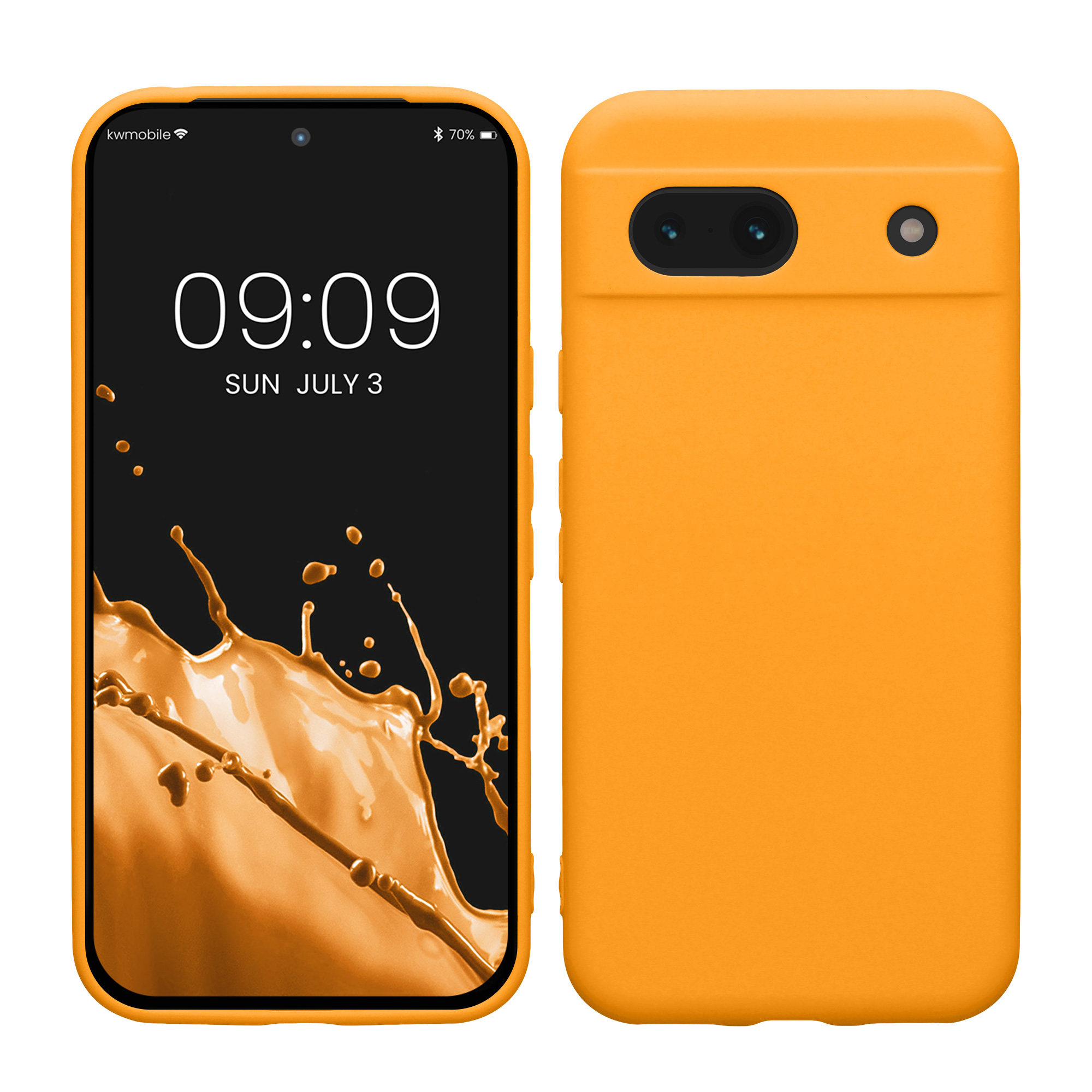 TPU Hülle mit Kameraschutz für Google Pixel 8a in Mango