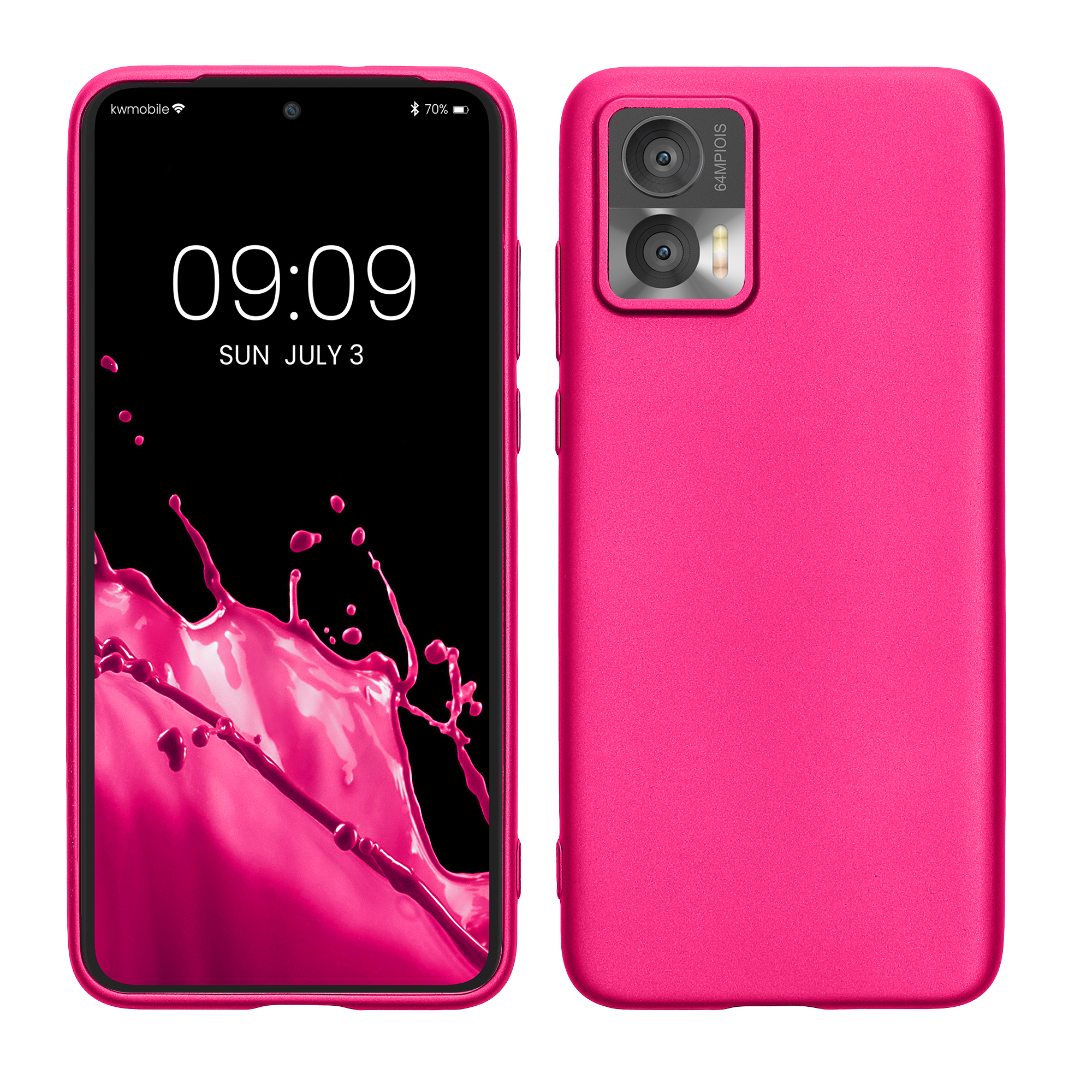 TPU Hülle für Motorola Edge 30 Neo in Metallic Pink