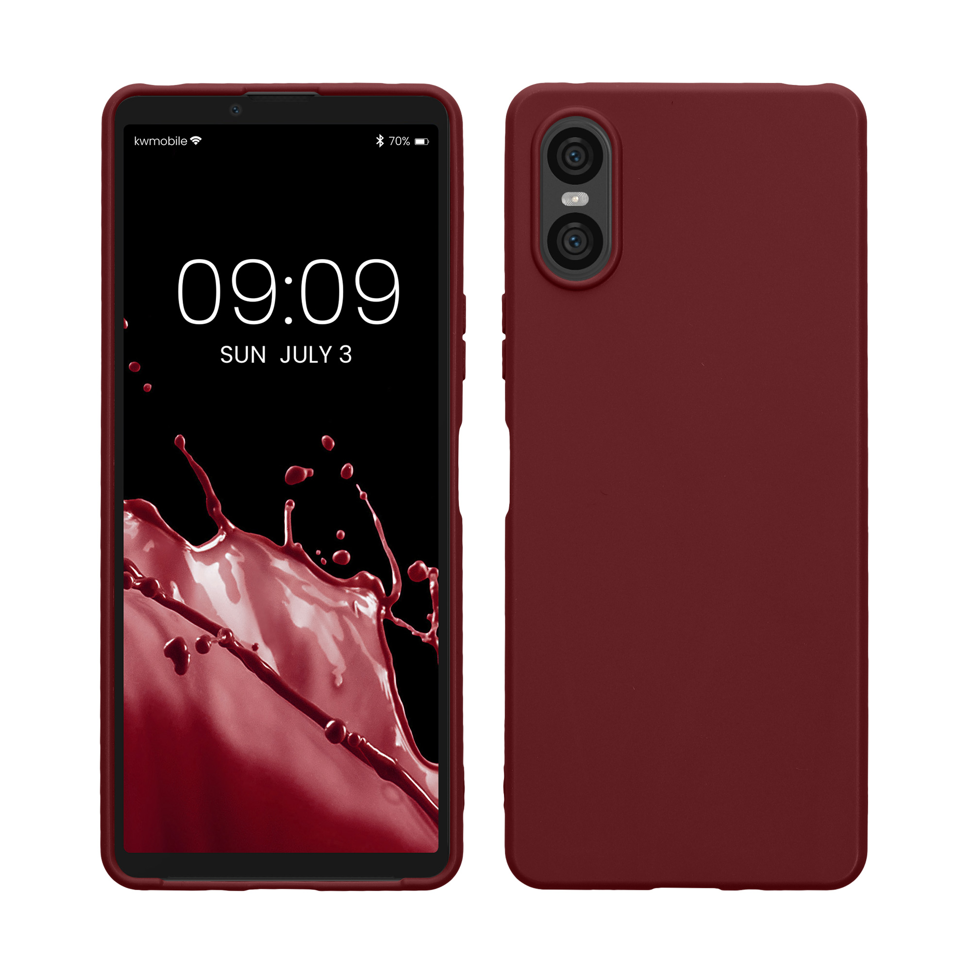 TPU Hülle für Sony Xperia 10 VI in Bordeaux Violett