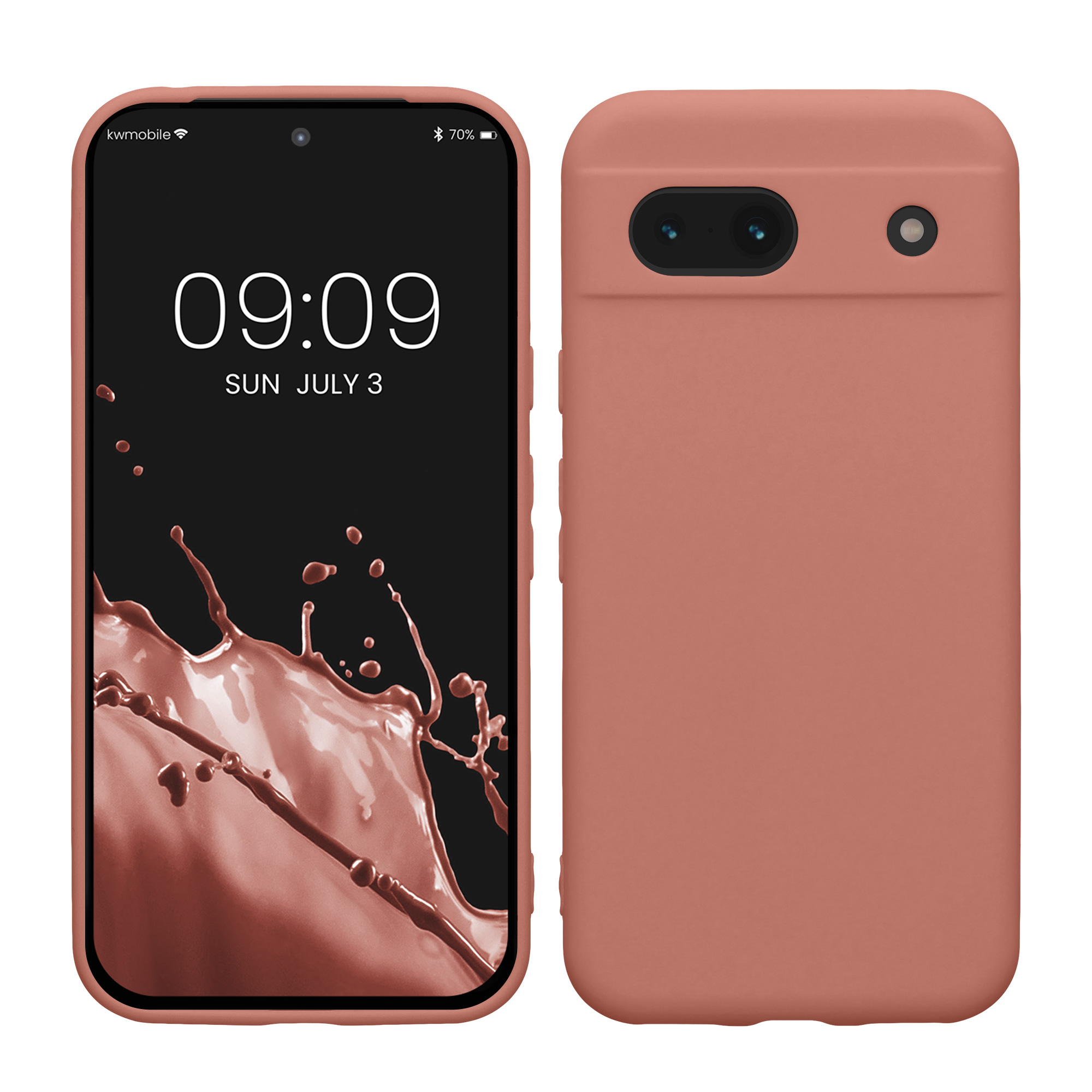 TPU Hülle mit Kameraschutz für Google Pixel 8a in Winter Rose