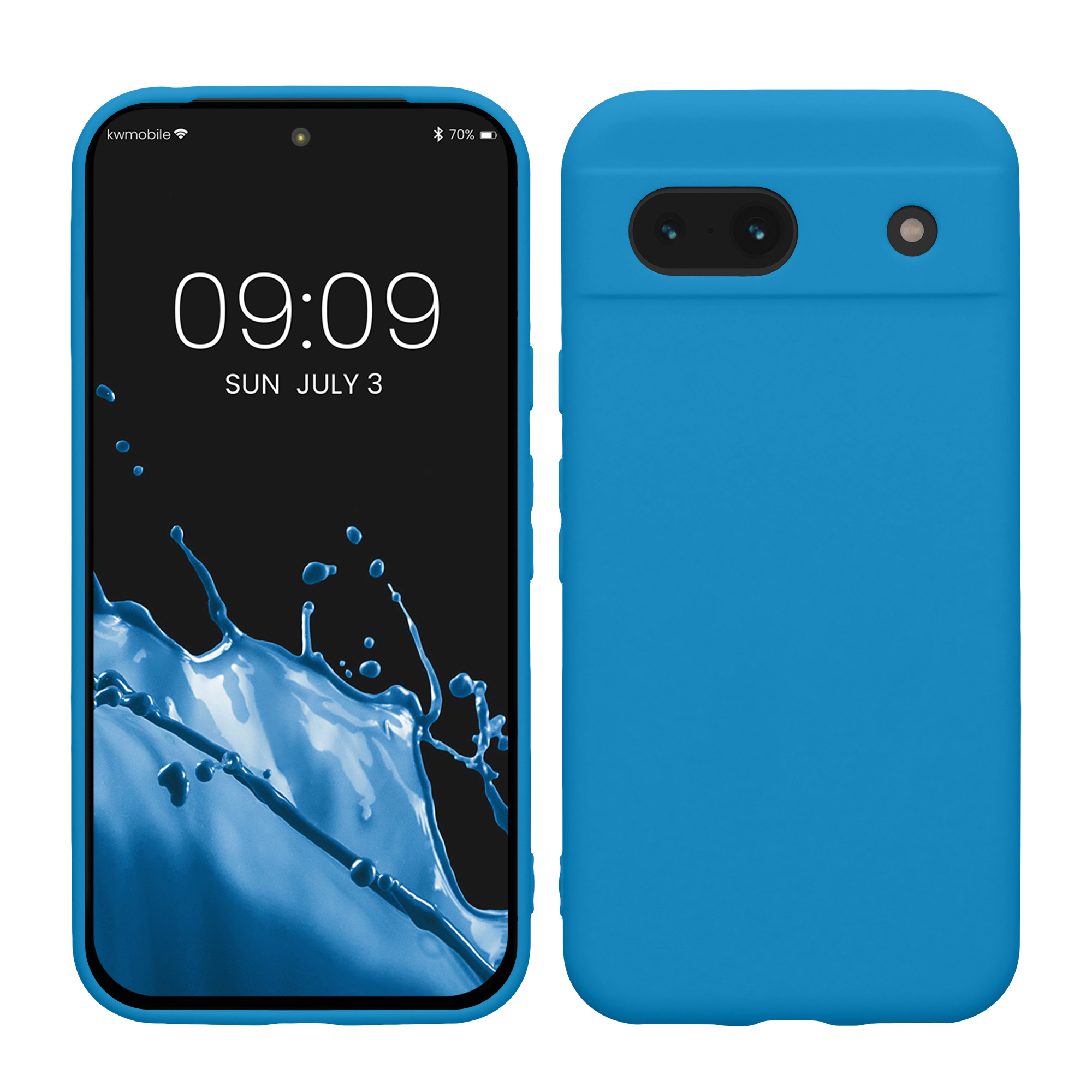 TPU Hülle mit Kameraschutz für Google Pixel 8a in Blue Reef
