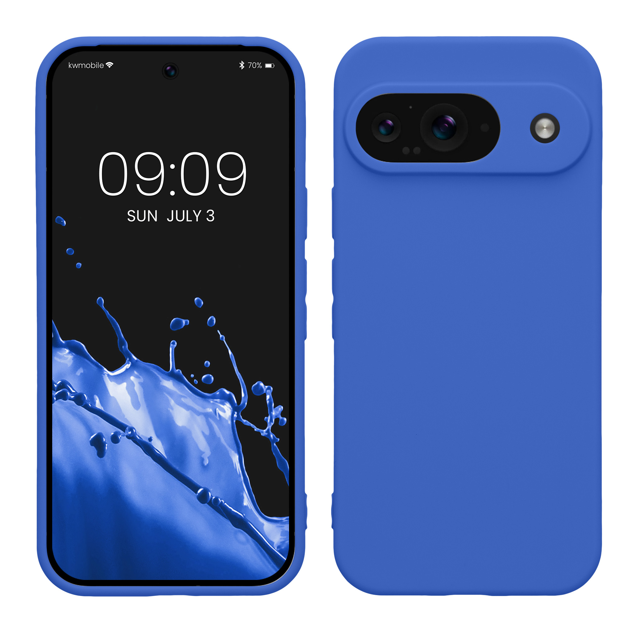 TPU Hülle mit Kameraschutz für Google Pixel 9 in Baltik Blau