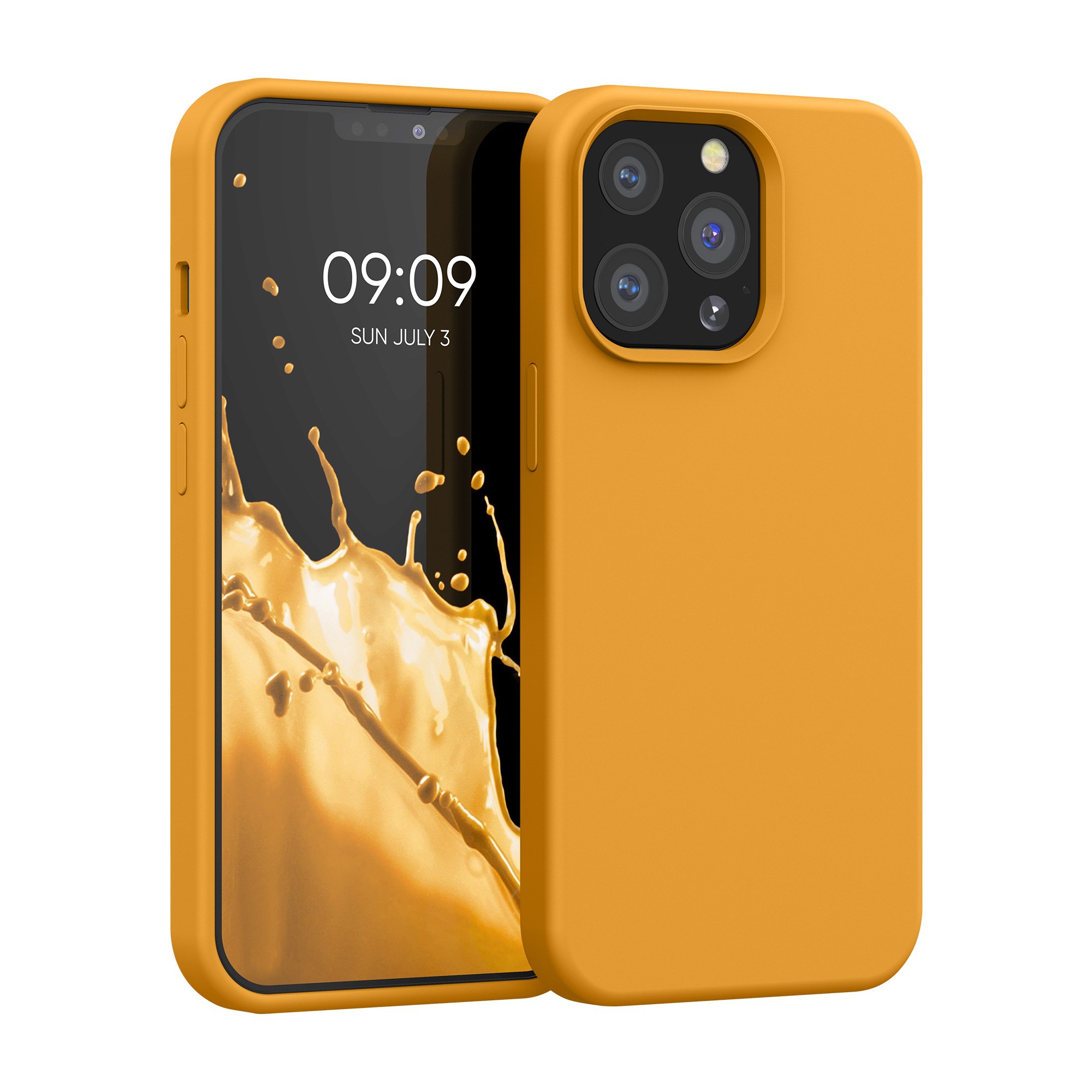 Cross selling Gummierte Silikon Hülle für Apple iPhone 13 Pro in Mango