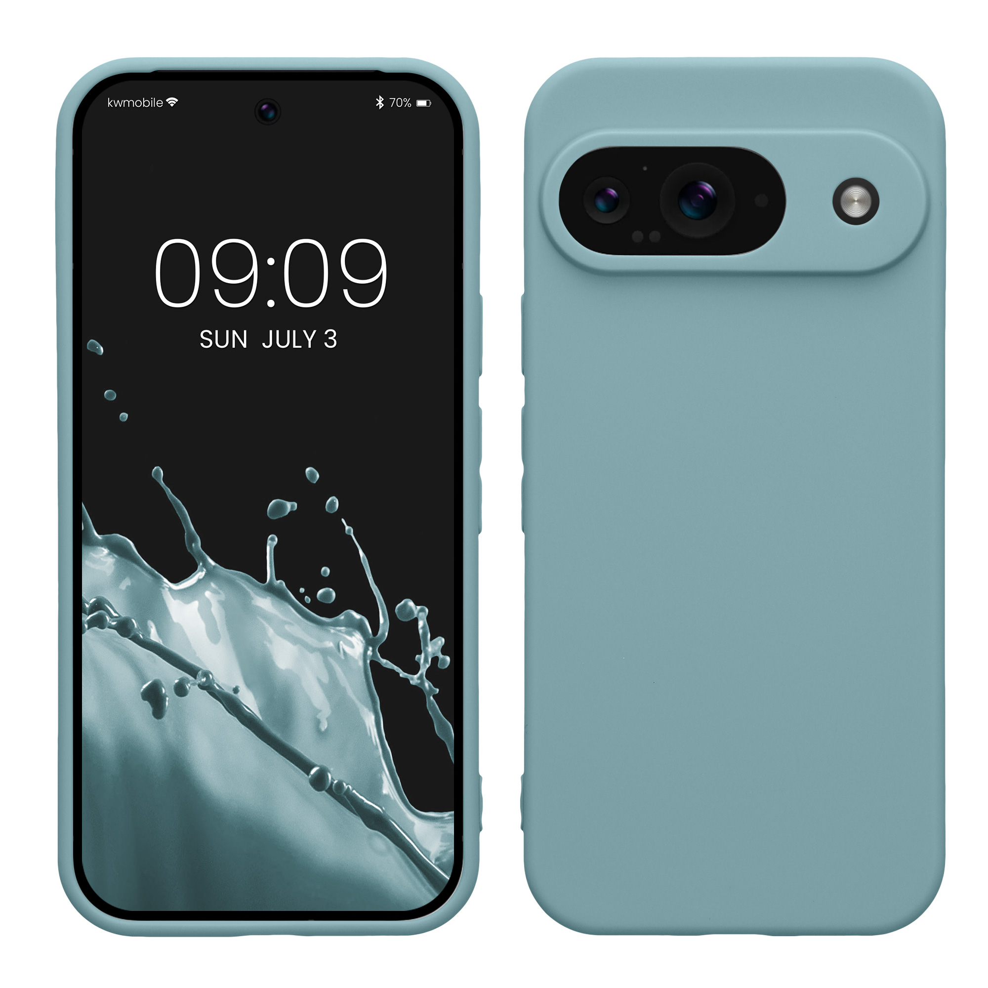 TPU Hülle mit Kameraschutz für Google Pixel 9 in Antique Stone