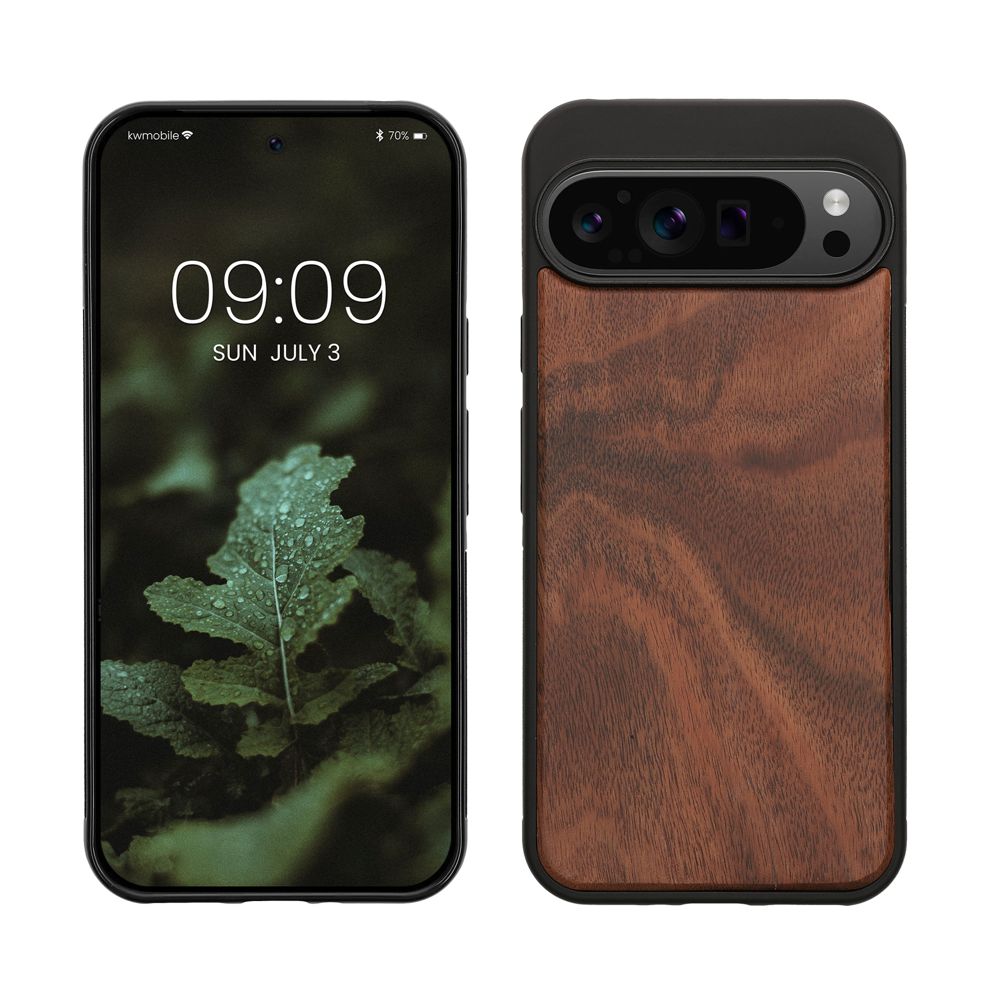 Holzhülle mit TPU Bumper für Google Pixel 9 Pro XL Akazienholz