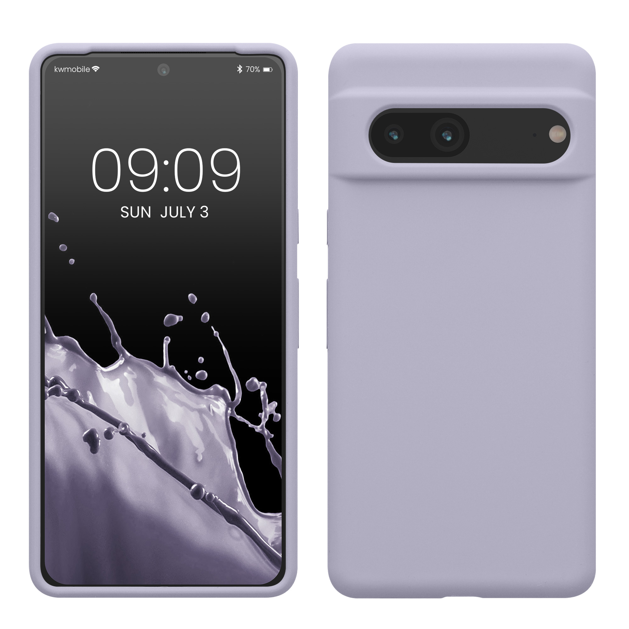 Gummierte Silikon Hülle für Google Pixel 7 in Pastell Lavendel Gummierte Silikon Hülle für Google Pixel 7 in Pastell Lavendel