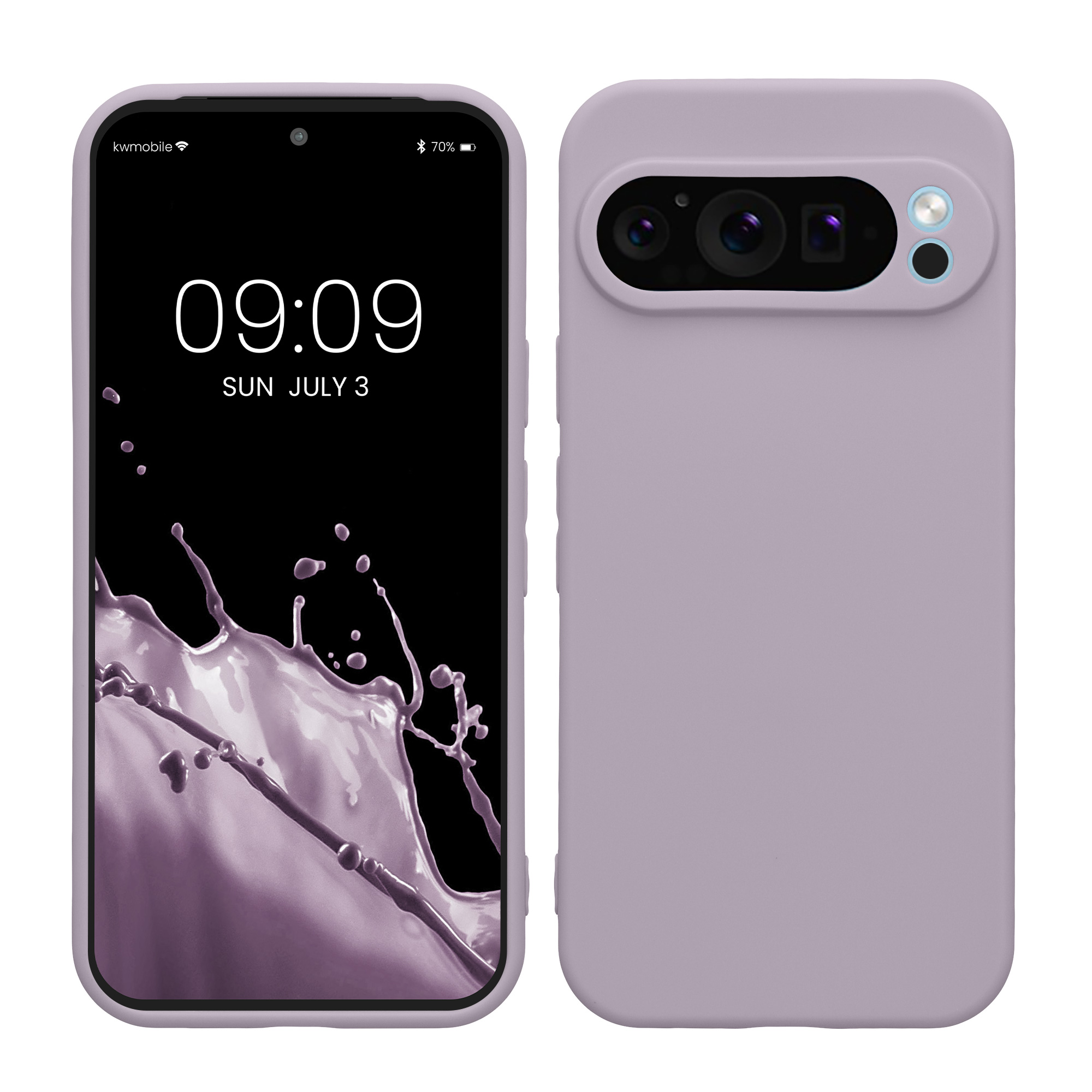 TPU Hülle mit Kameraschutz für Google Pixel 9 Pro in Lavendel