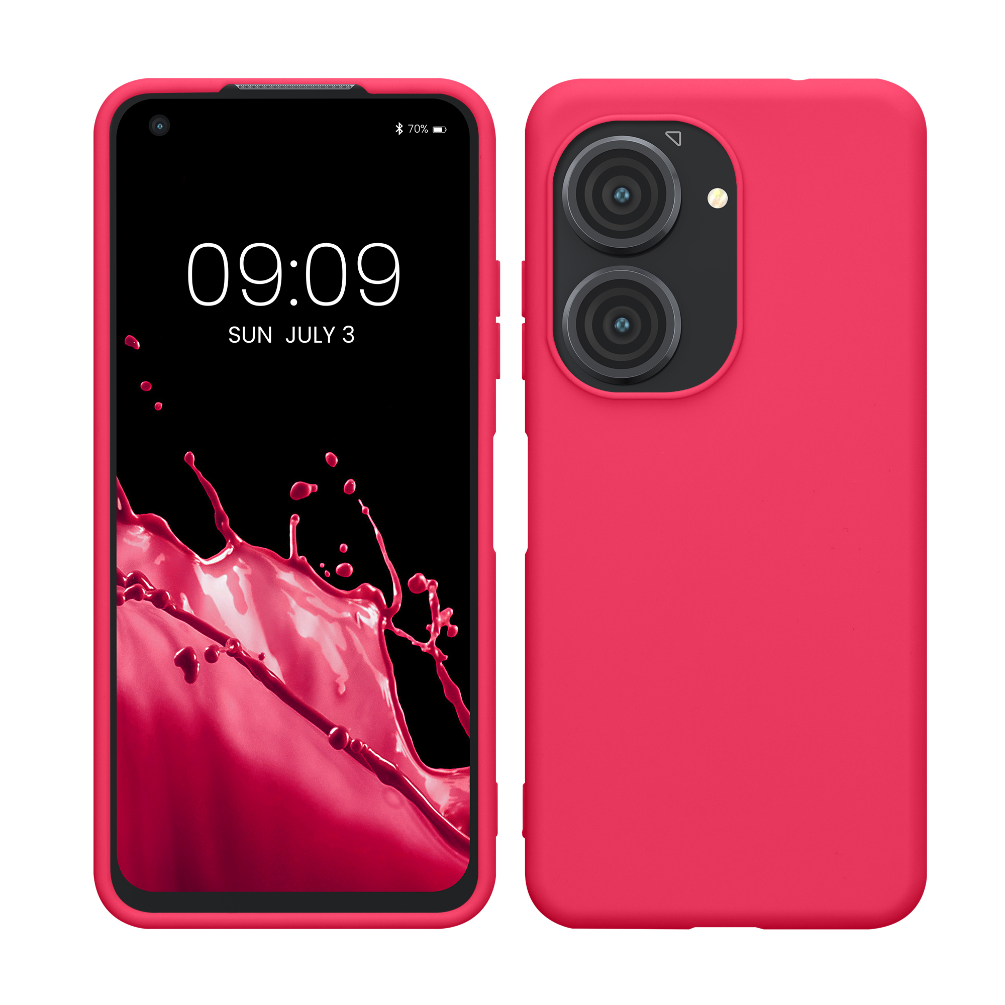 TPU Hülle für ASUS Zenfone 10 / Zenfone 9 in Neon Pink