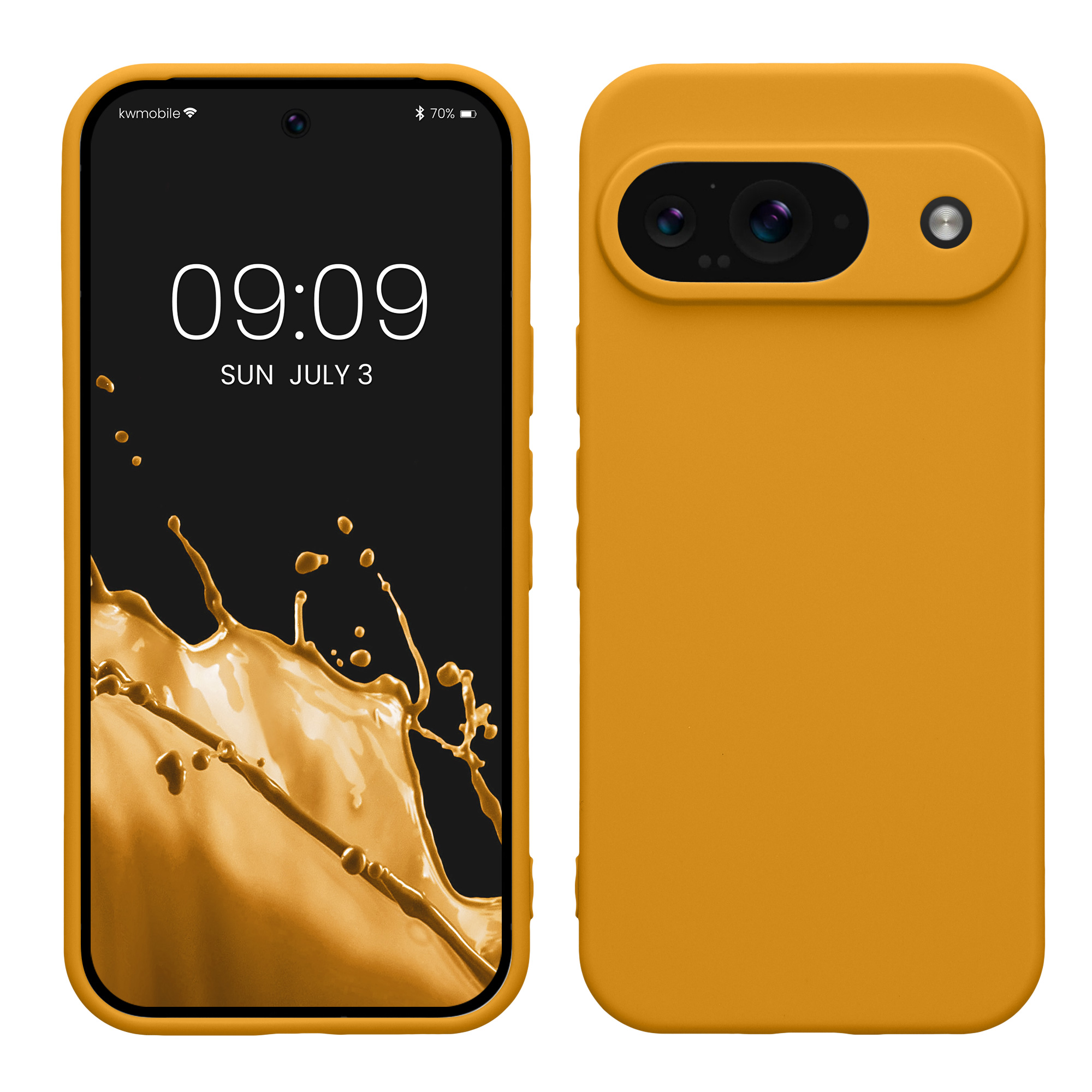 TPU Hülle mit Kameraschutz für Google Pixel 9 in Mango