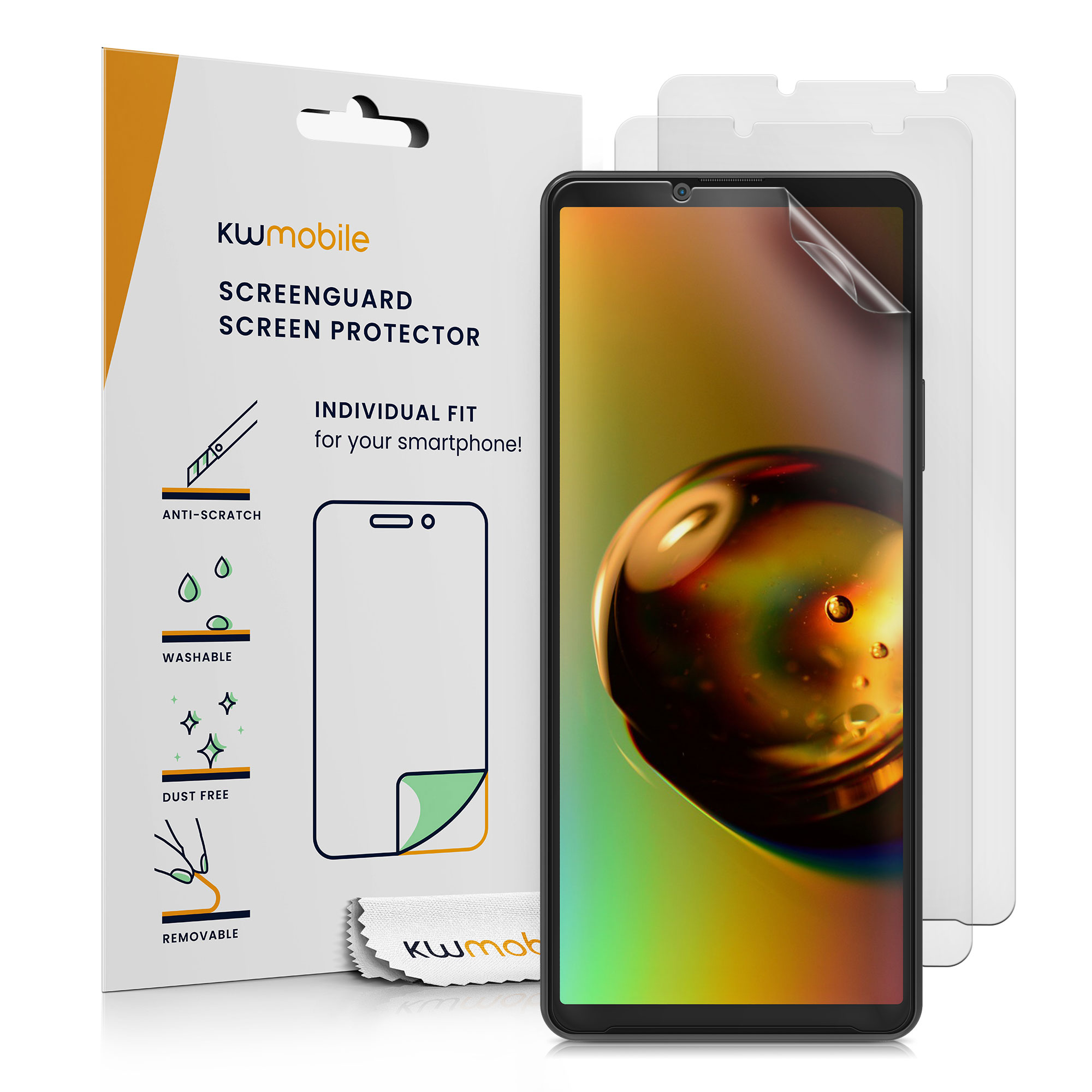 3x Displayschutzfolie matt kompatibel mit Sony Xperia 10 VI